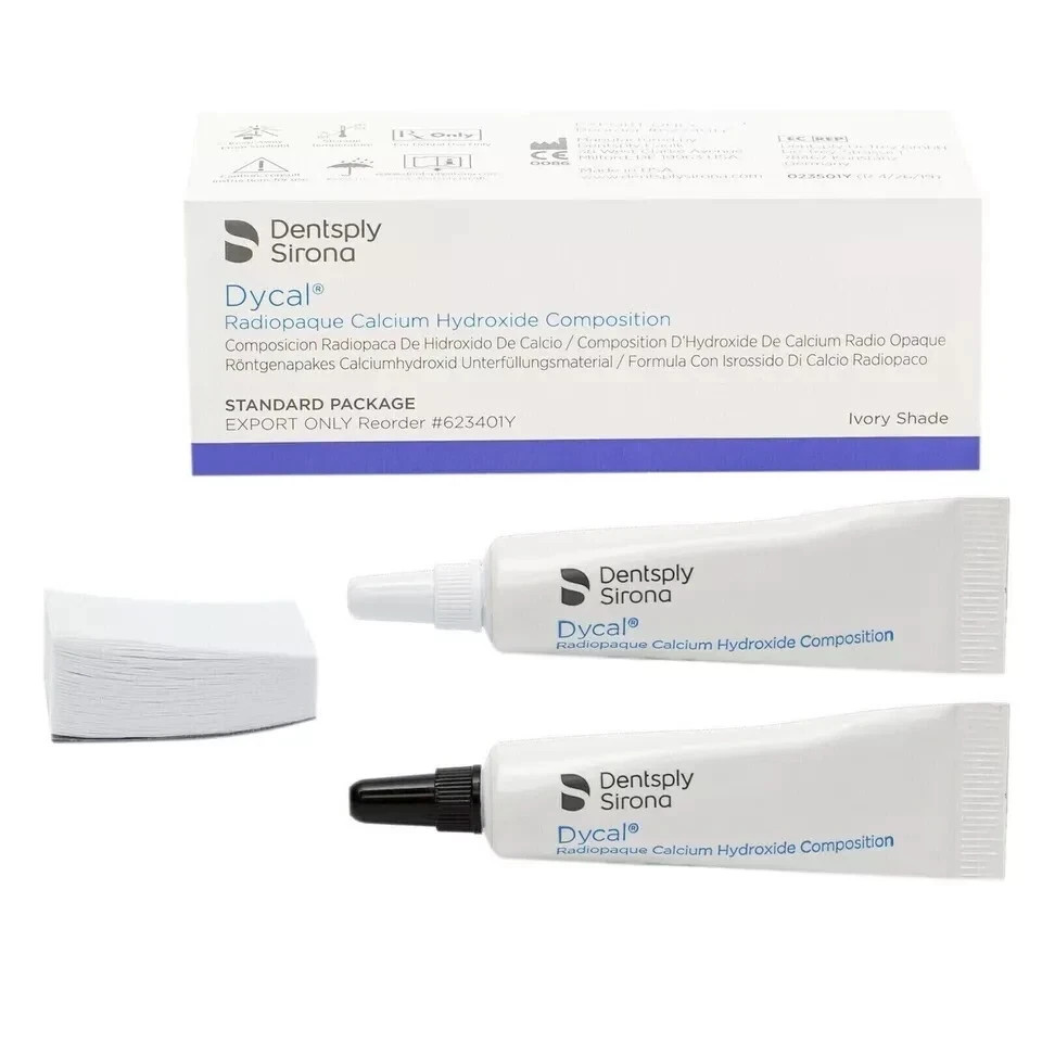 New Dentsply Dycal Ivory Calcium Hydroxide For Tooth Pulp Capping Exp 2026-03 FS
