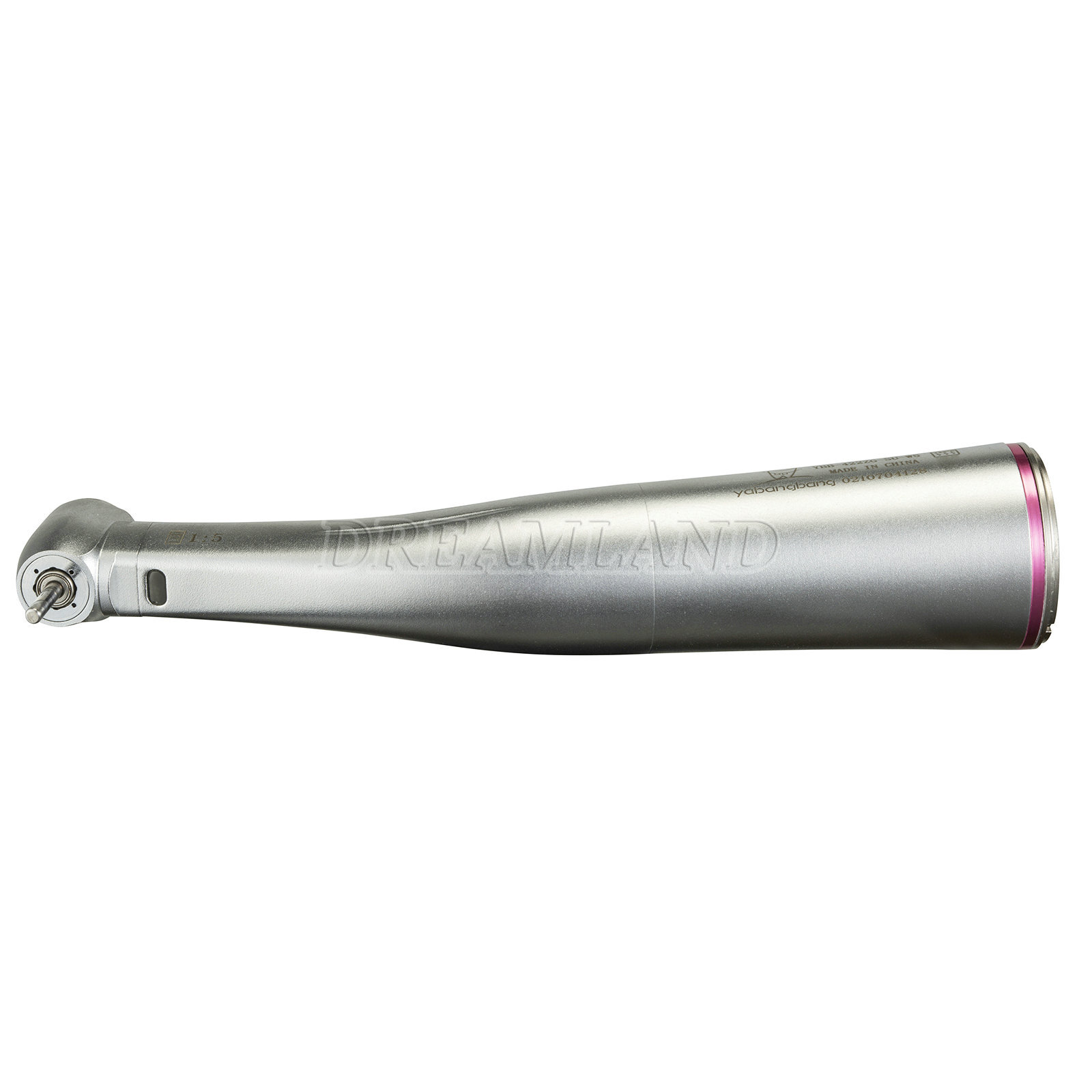 Dental 1:5 Fibre Optic Increasing Inner Channel Contra Angle Handpiece