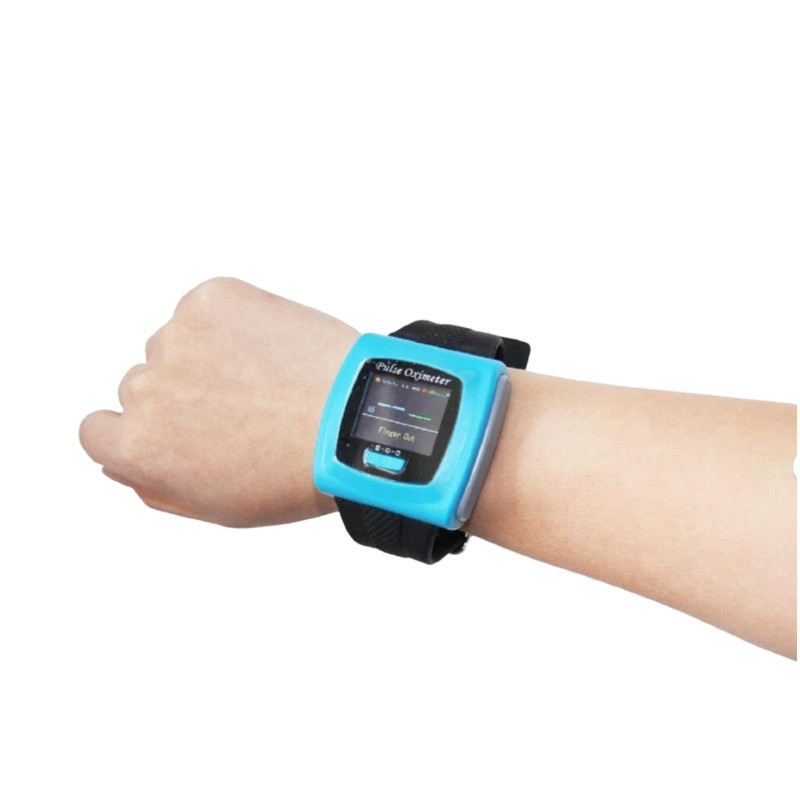 CMS 50F Wristwatch Pulse Oximeter – SPO2 & Heart Rate Monitor with Finger Probe