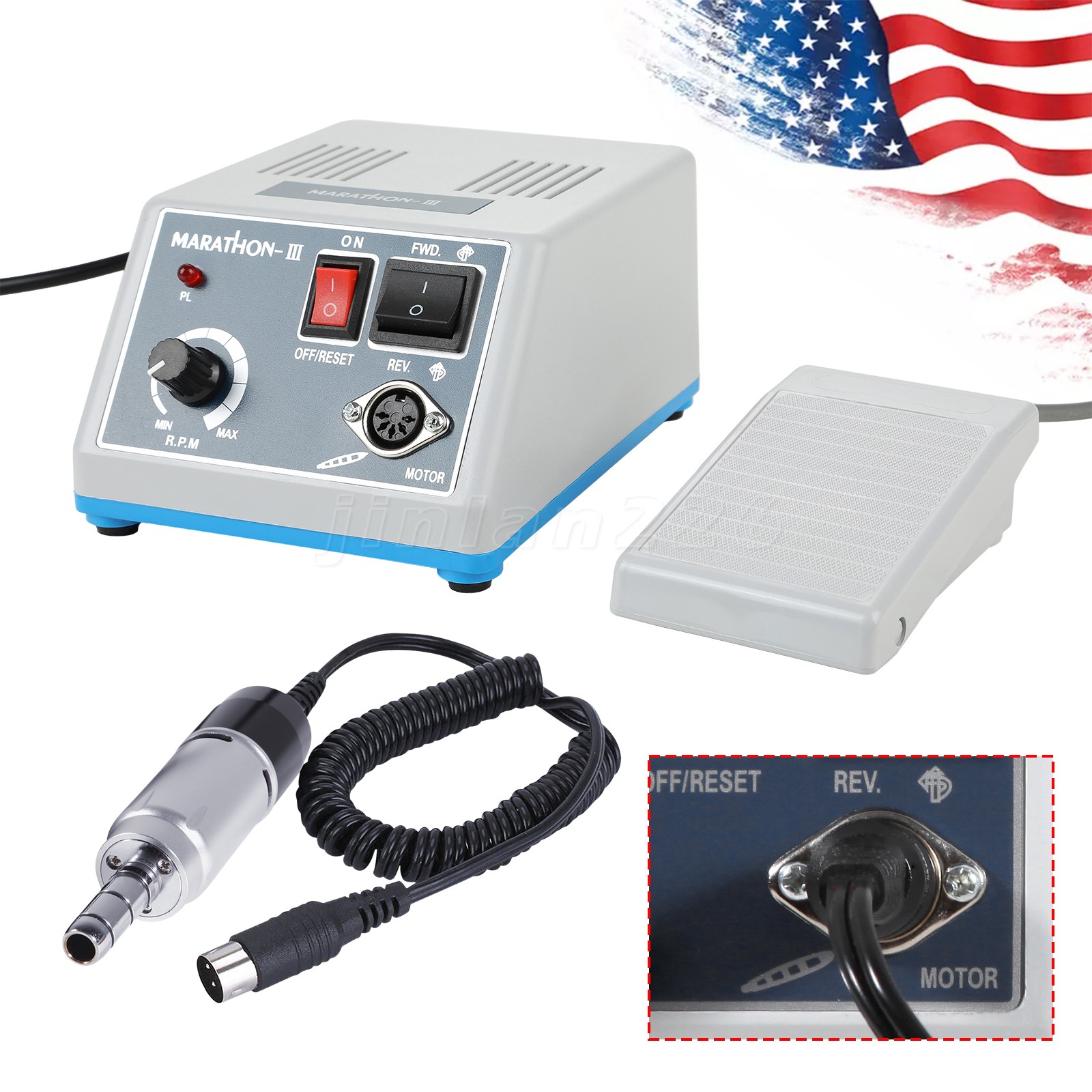 Dental Lab Marathon Electric Micromotor N3 Unit /Contra Angle/Straight Handpiece