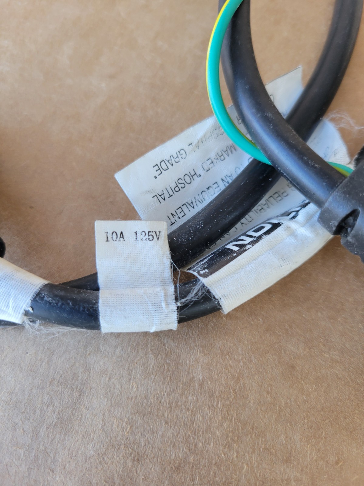 Linak Power Cable For Control Box for Joerns Hospital Medical Bed, UltraCare