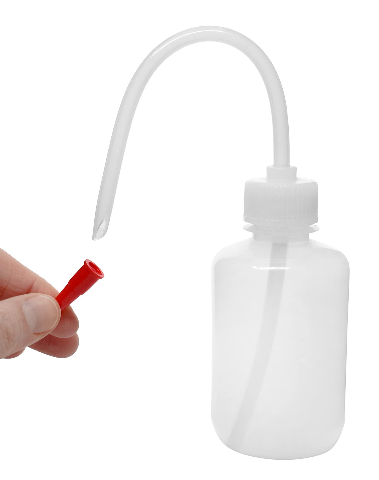EISCO Wash Bottle, 250ml – Polyethylene – Translucent, Unbreakable – Screw Ca…