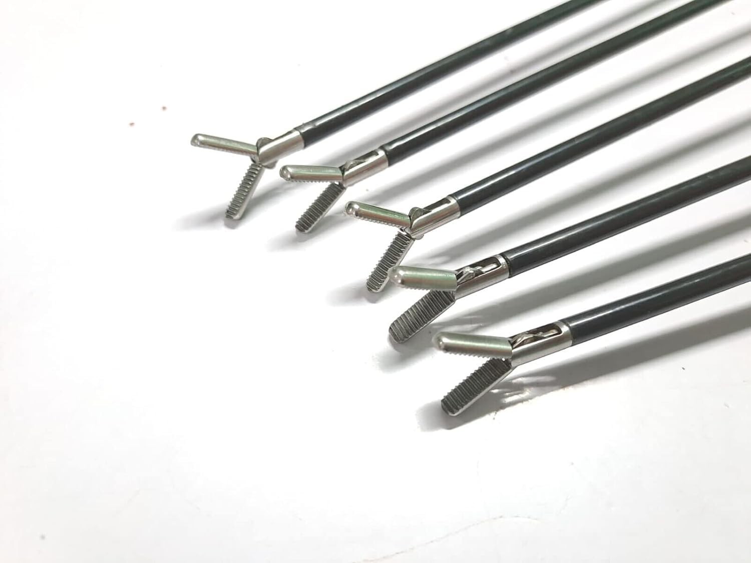 laparoscopic standard plain grasper forceps surgical instruments set 5mm 5pc