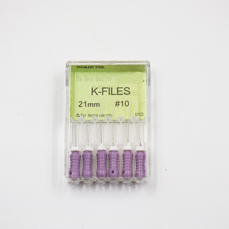 Dental Stainless Steel K File Root Canal 21/25/31mm Hand Use Limas De Endodoncia