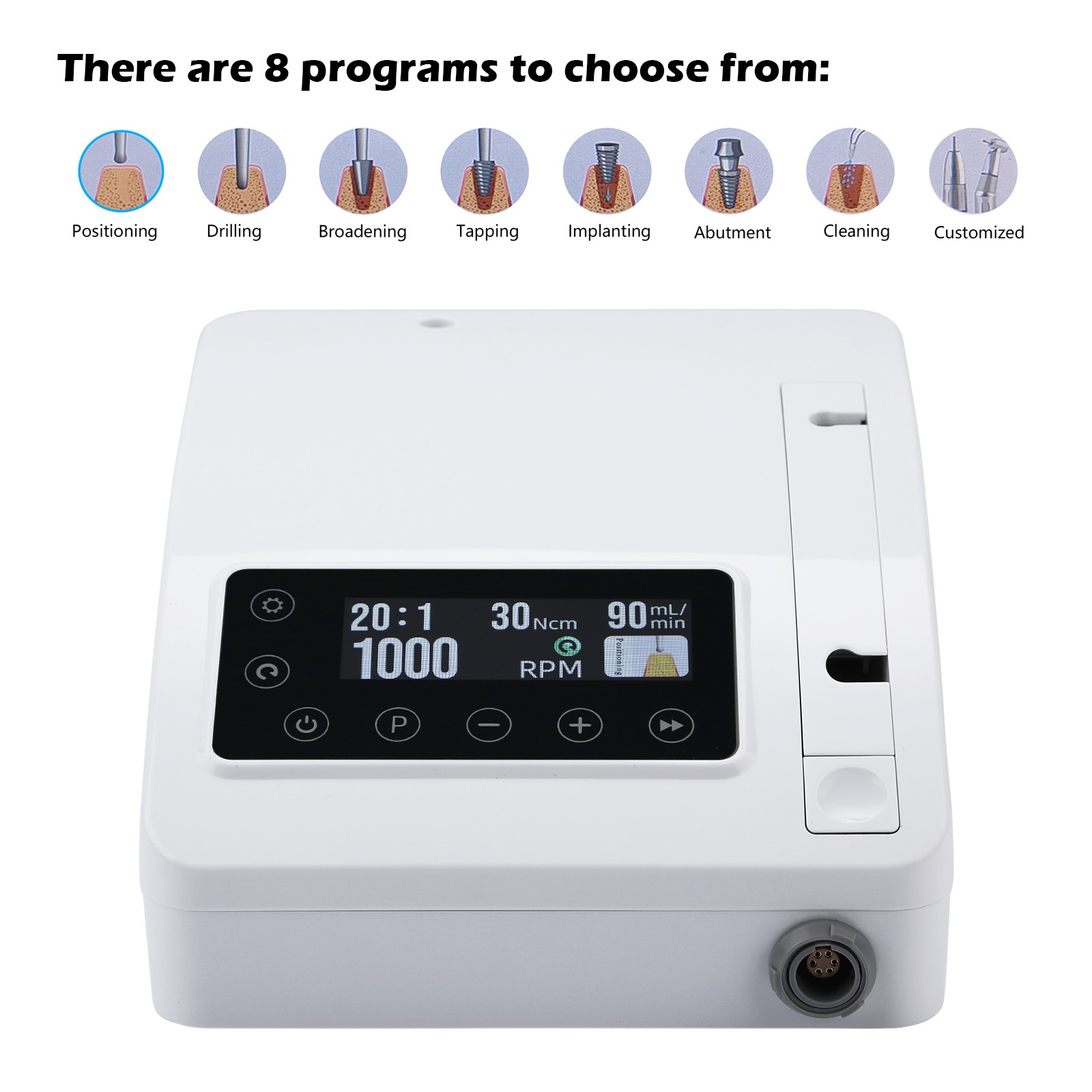 Dental Mini Implant Motor Surgical Brushless LED Electric Motor Surgery PLH‑VM3