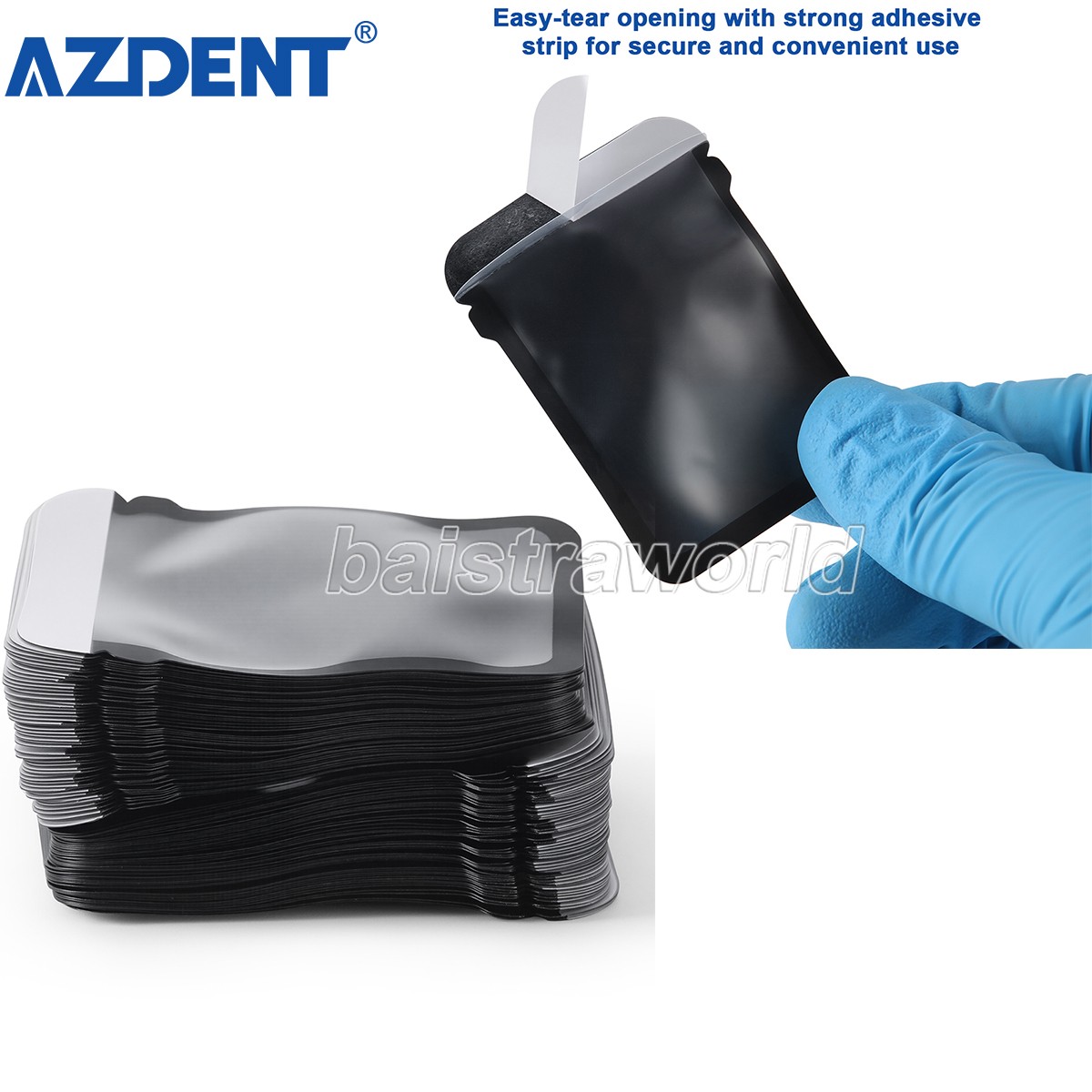 AZDENT Dental Barrier Envelopes X-Ray ScanX Digital Phosphor Plates Size 2