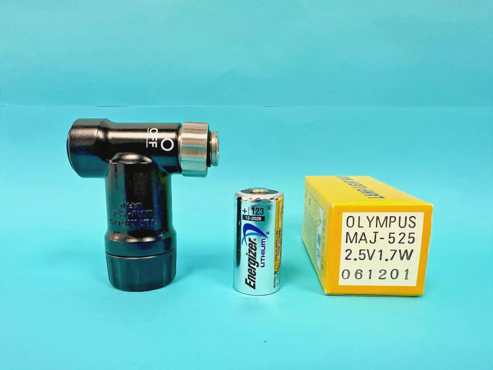 Olympus MAJ-524 Miniature Light Source W/ Brand New Battery & Brand New Bulb NEW