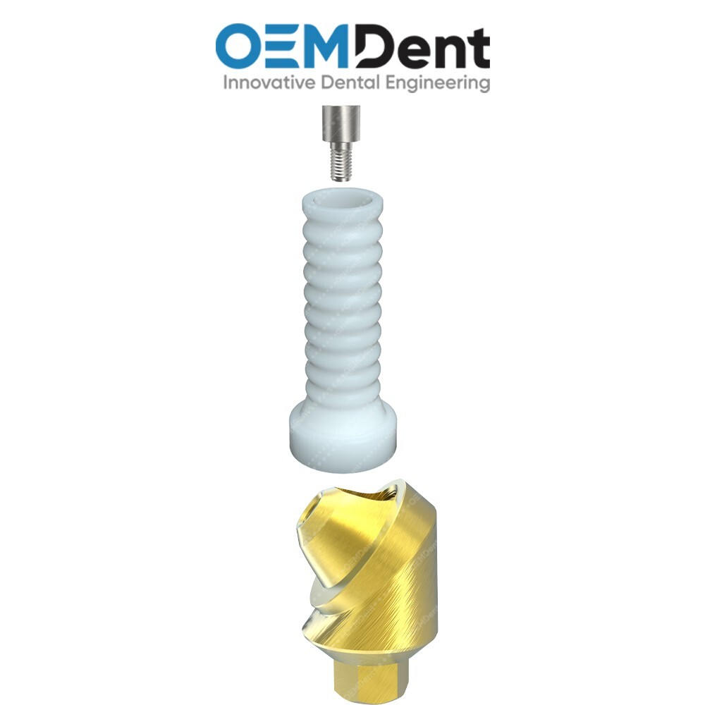 Dental Angulated Multi Unit 1.4 Plastic Sleeve Set 60° Alfa Gate® Compatible