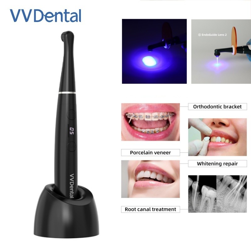 VVDental Wireless LED Curing Light 2500mW/cm² Resin Cure 1S Photopolymerize Lamp