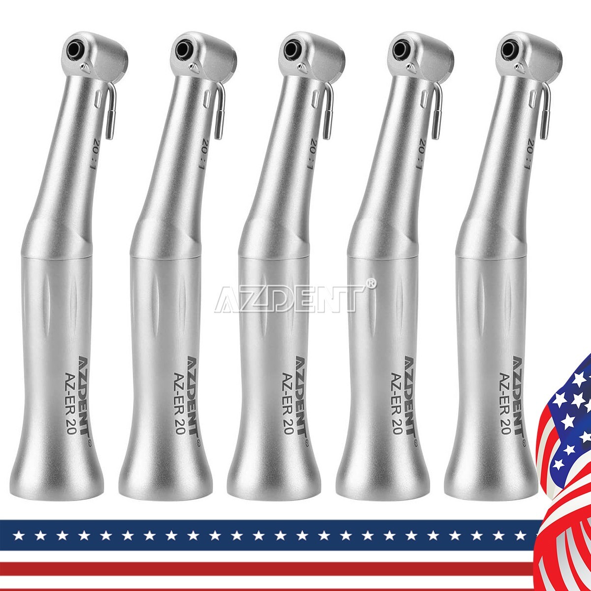 Dental Implant Contra Angle 20:1 Reduction Surgical Handpiece Button Fit For NSK