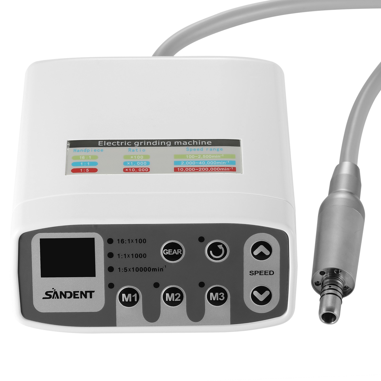 Electric Dental LED Brushless Micro Motor fit 1:1/1:5 /16:1 Handpiece SANDENT
