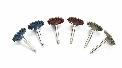 6pcs Dental Composite resin restorations polishing kit Rubber Polishers RA3306G