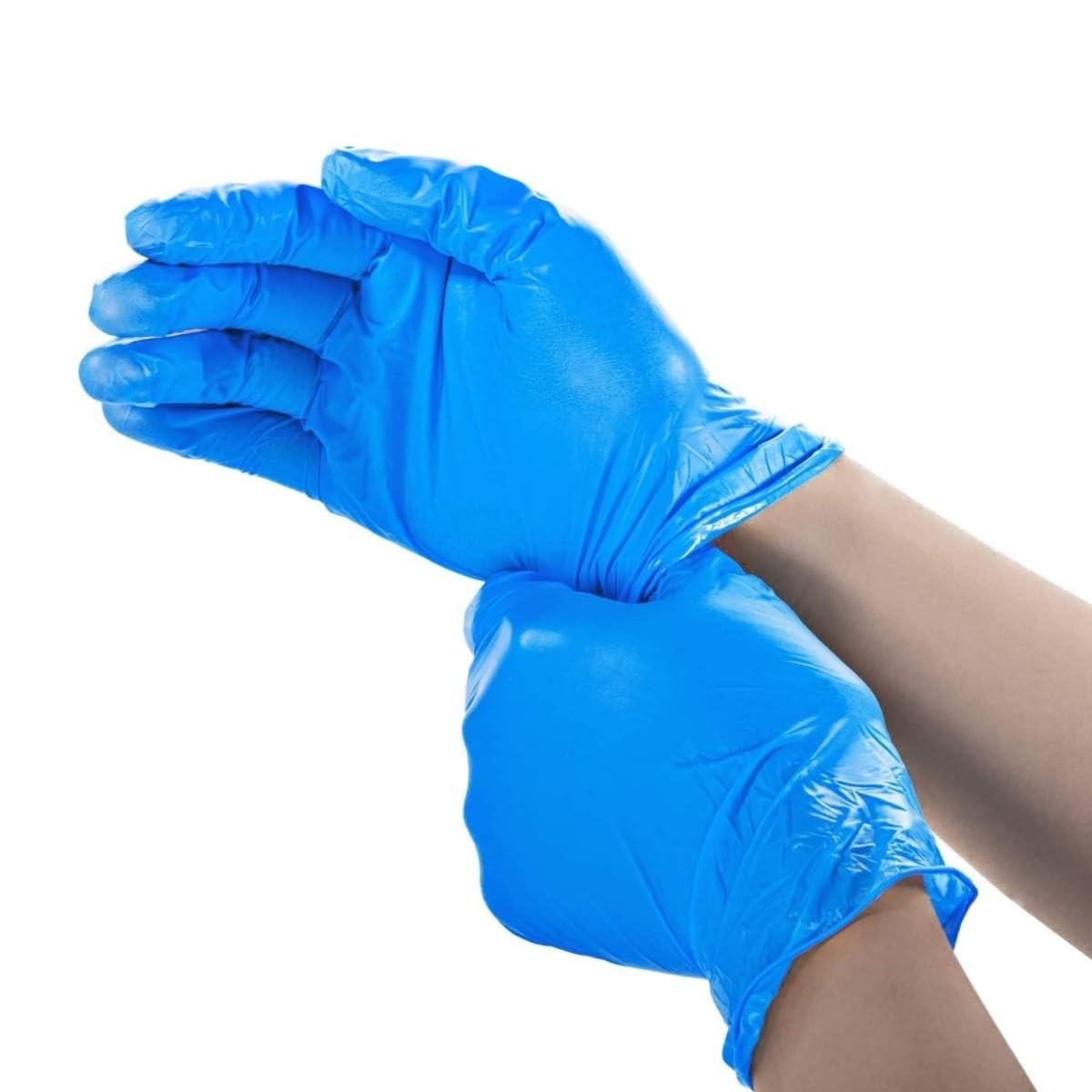 Basic Vinyl Exam Gloves, Latex-Free, Powder-Free, Disposable, Medium, Case of…