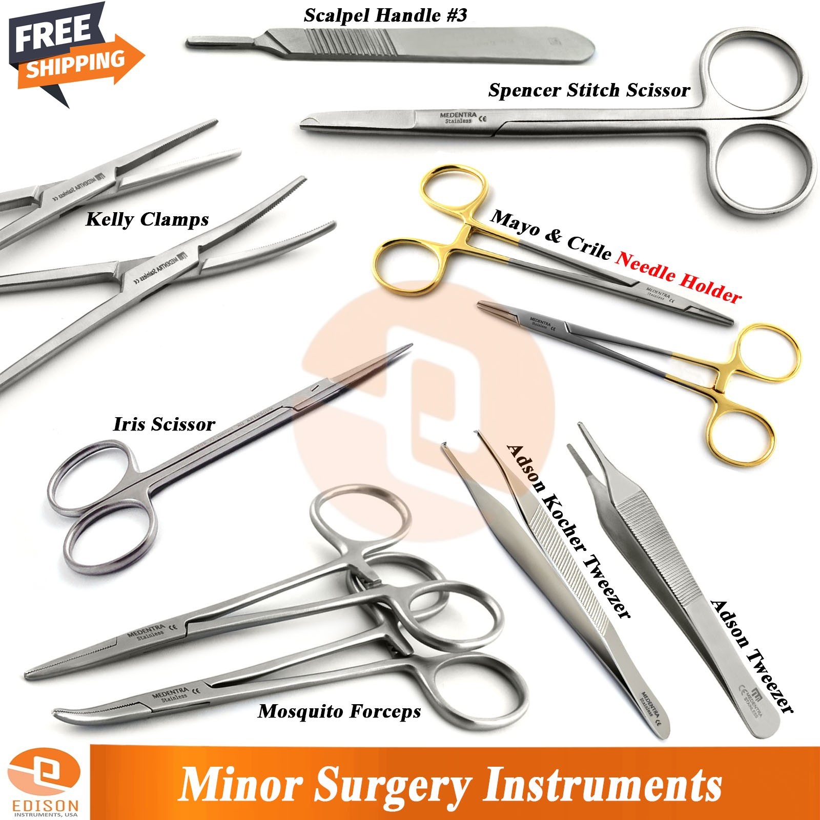 Minor Surgery Kit Veterinary Surgical Dissection Instruments Suture Kit Tools