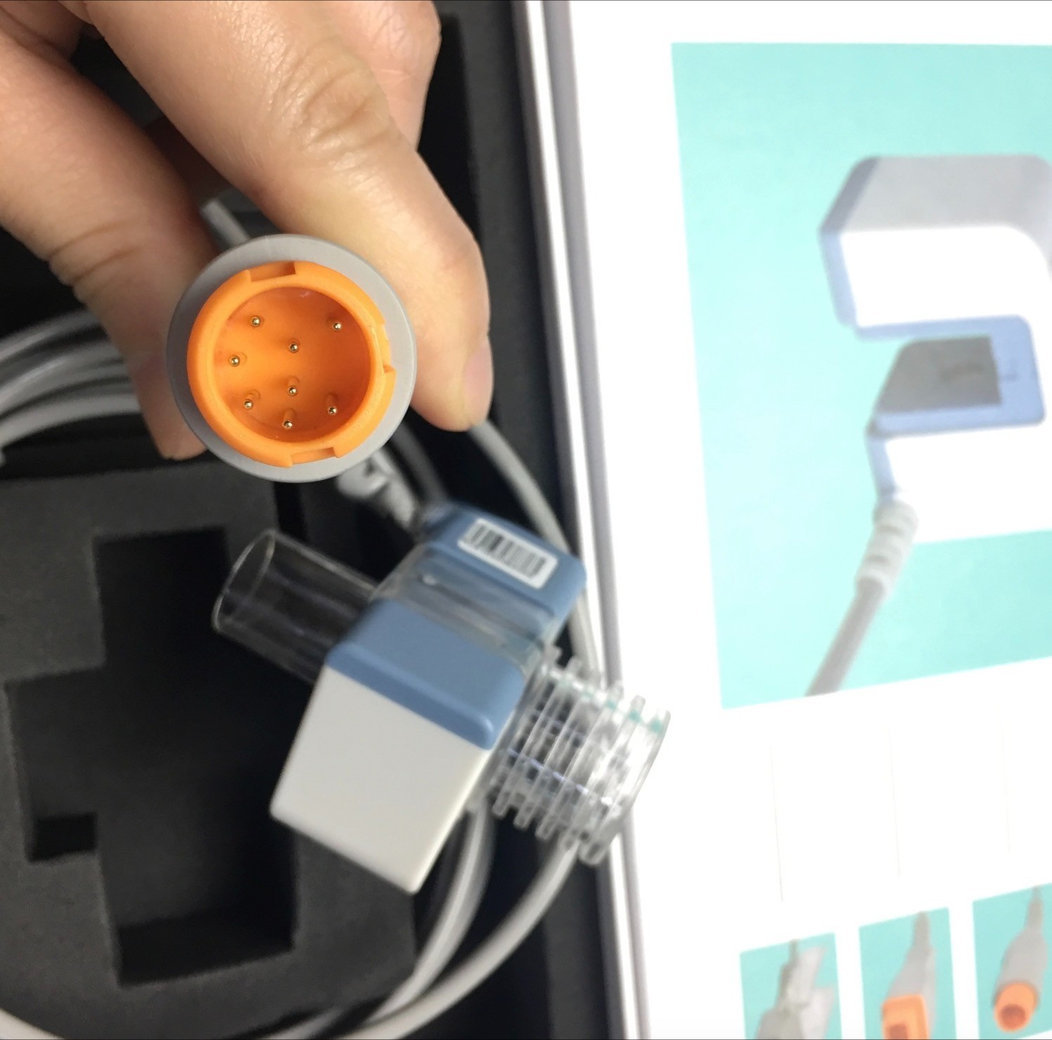 Mindray Mainstream Capnograph ETCO2 Sensor Round 8pin Compatible