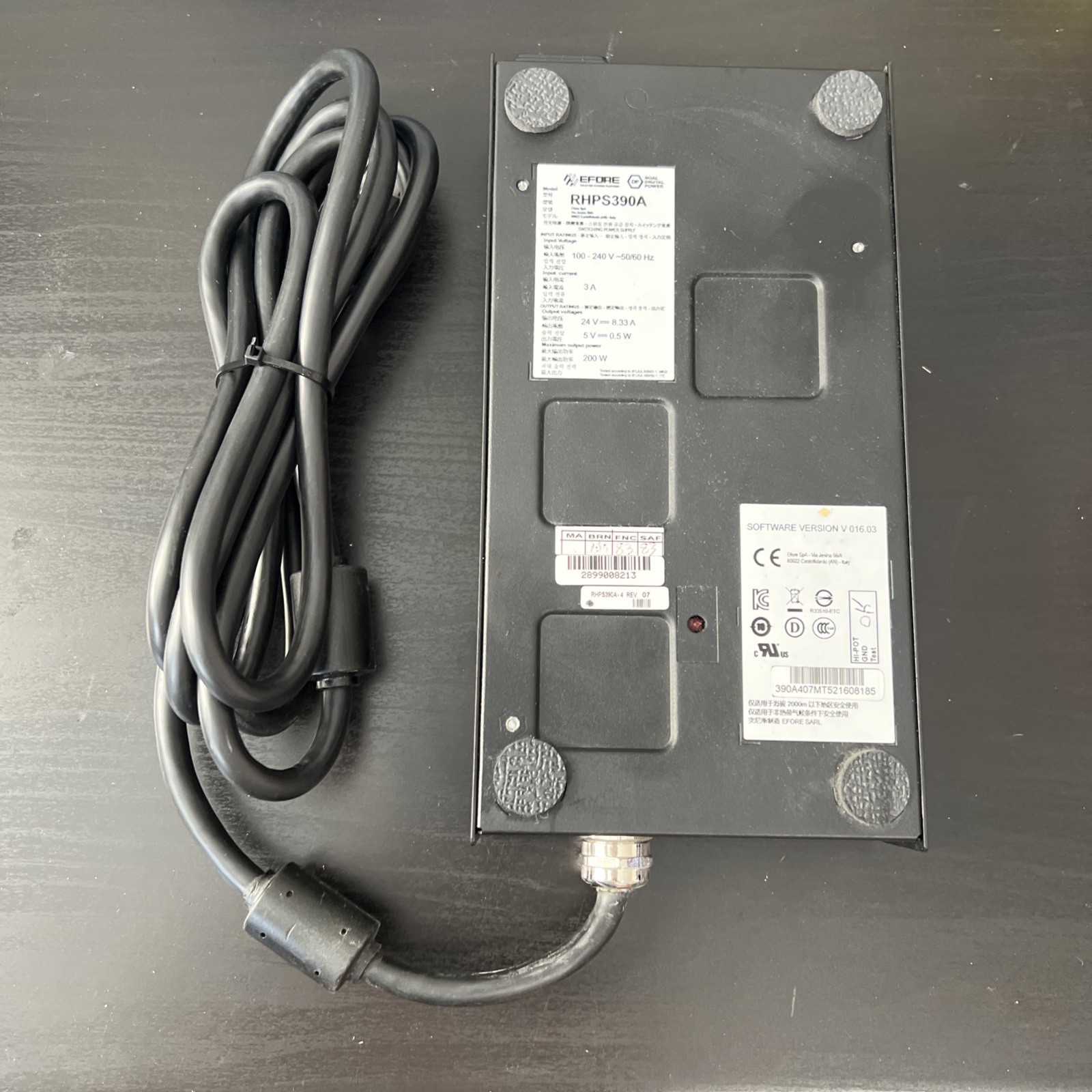 EFORE RHPS390A 24V 8.33A Medical Switching Barco Power Supply 200W TESTED