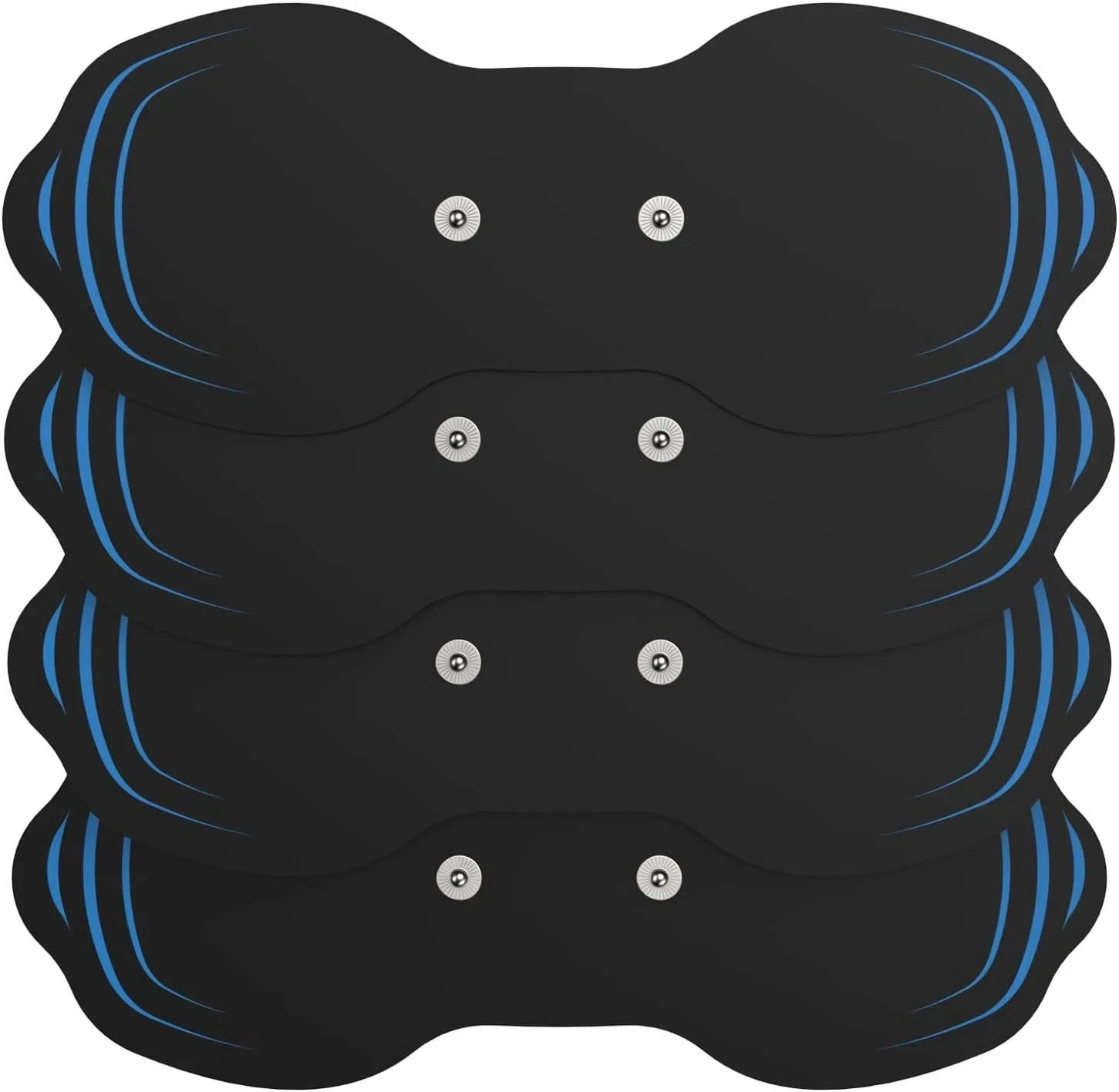Wireless Tens Unit Electrode Pads 4 Packs – 7.14 In” X 2.9 In” Premium Quality T