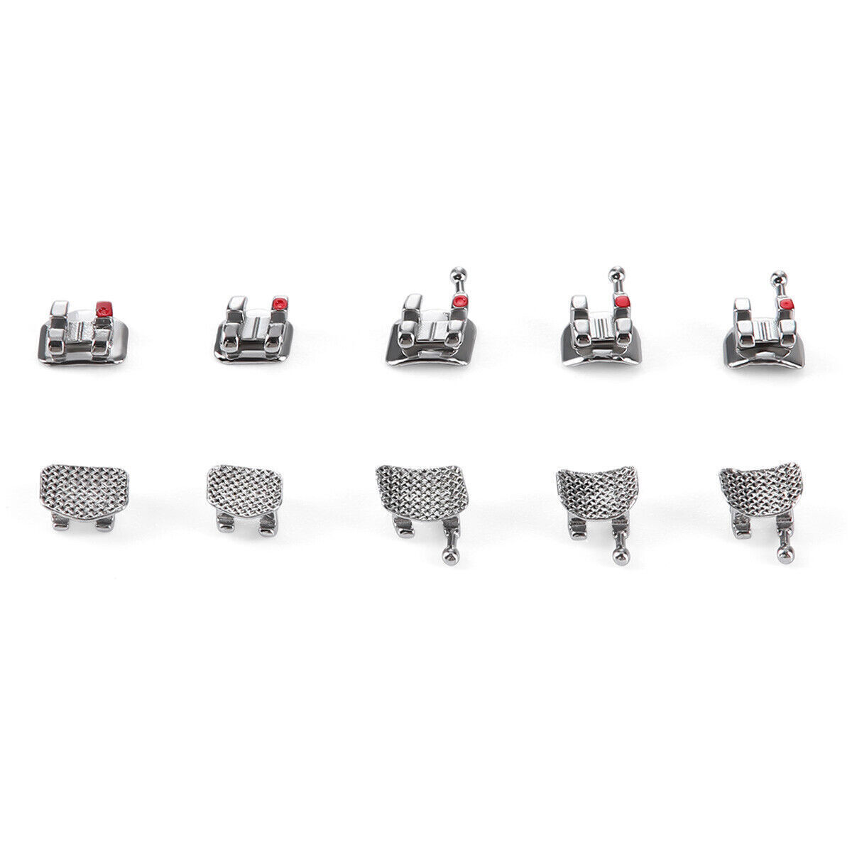 Dental Brackets Orthodontic Braces Mini Monoblock Mesh Base Roth/MBT 0.022/0.018