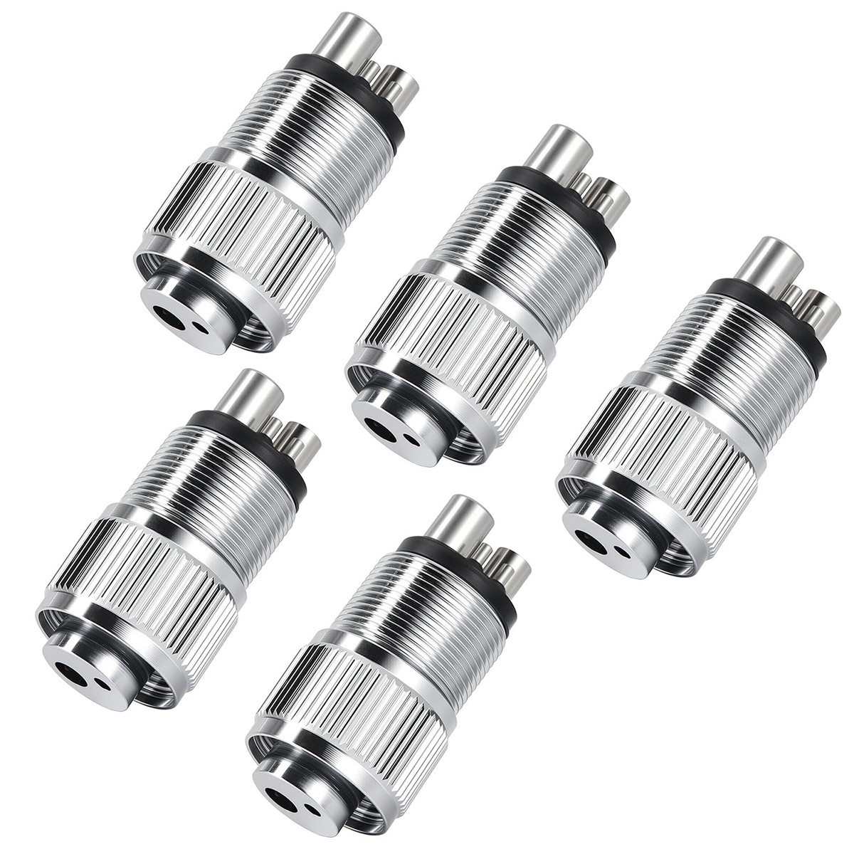 Dental High Speed Handpiece Tubing Adapter Changer Connector 4 to 2 Holes