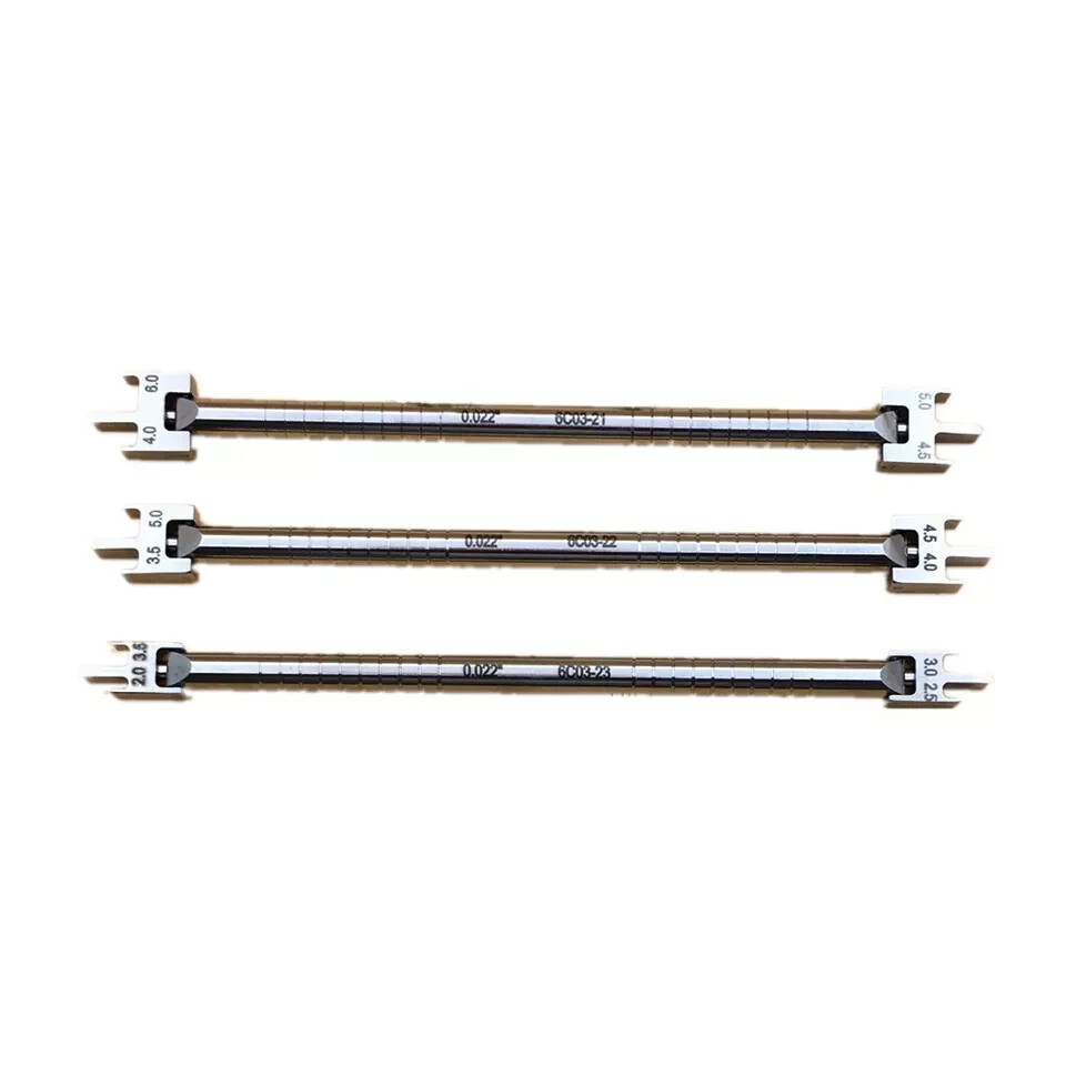 Dental Bracket Positioning Movable Head Height Gauge Orthodontic Adjust S/M/L