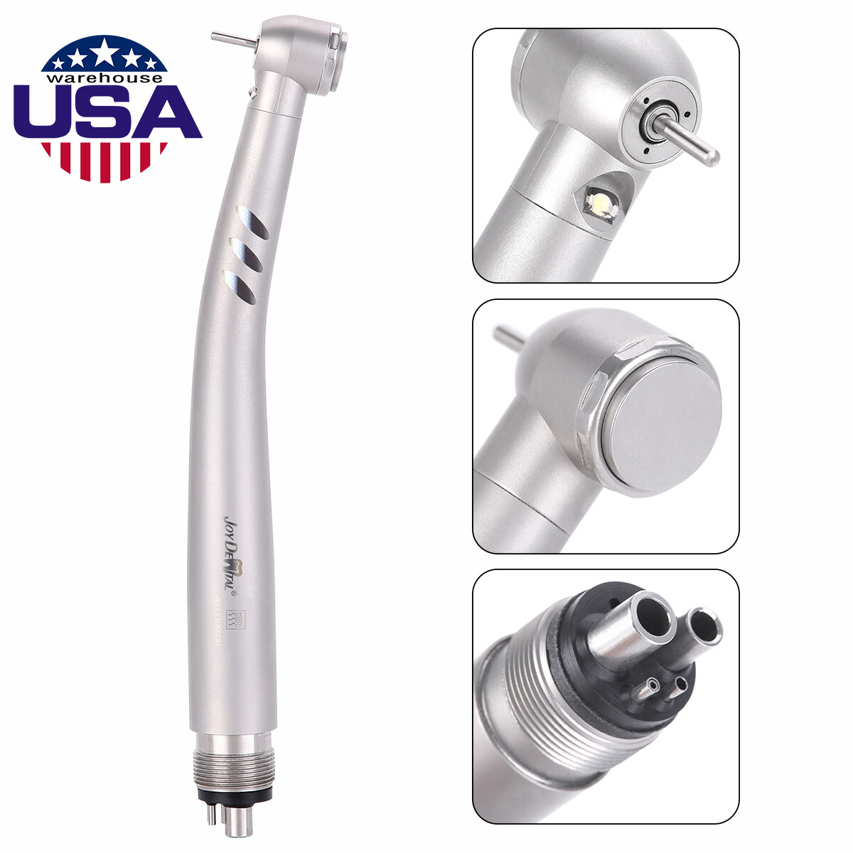 Dental E-Generator LED High Speed Handpiece Turbine 3 Spray 2Hole /4Hole
