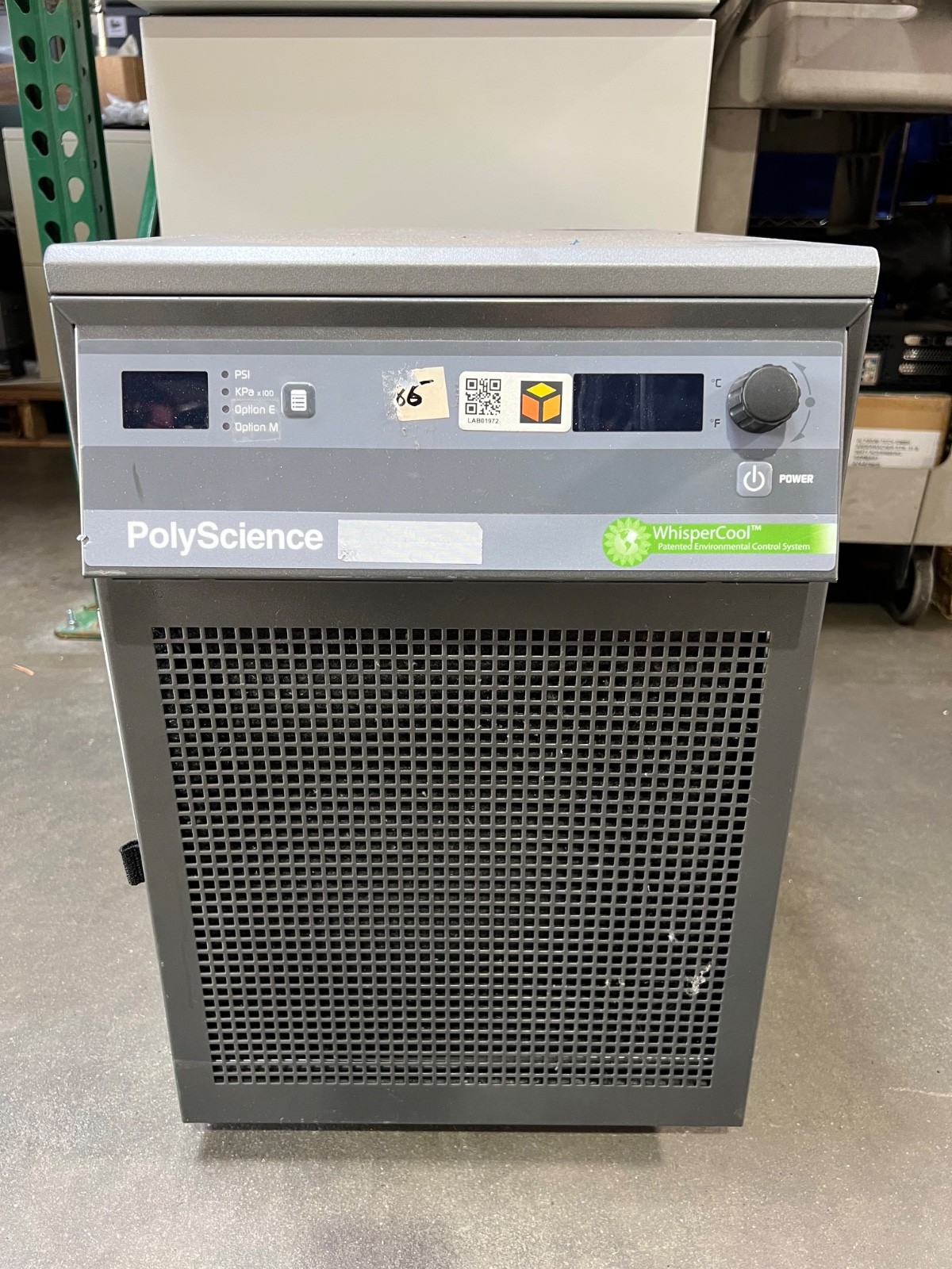 PolyScience 6100 WhisperCool Recirculating Chiller -10°C to +40°C 4.1gpm 10psi