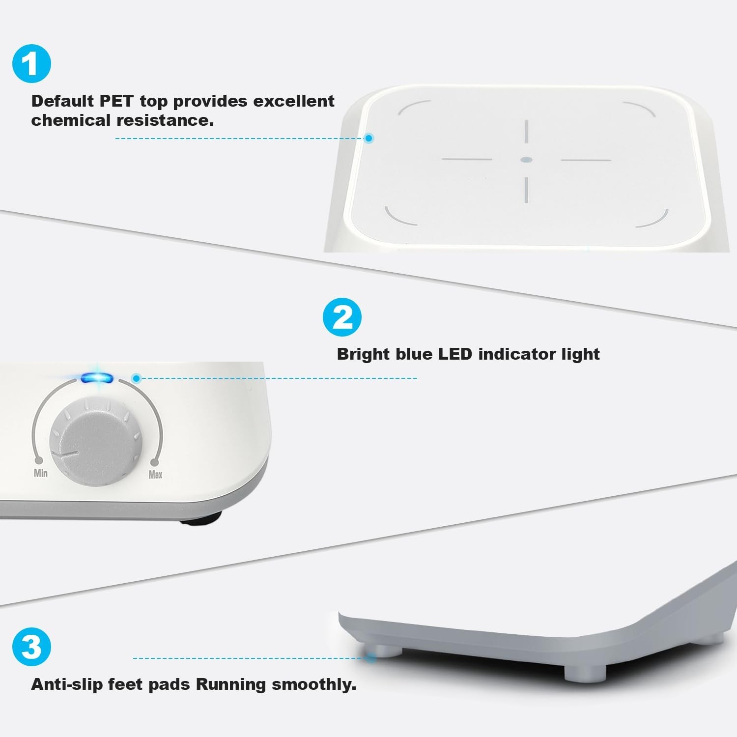 Brushless DC Magnetic Stirrer – 3000ml, Speed 300-2000RPM, Perfect for Labs