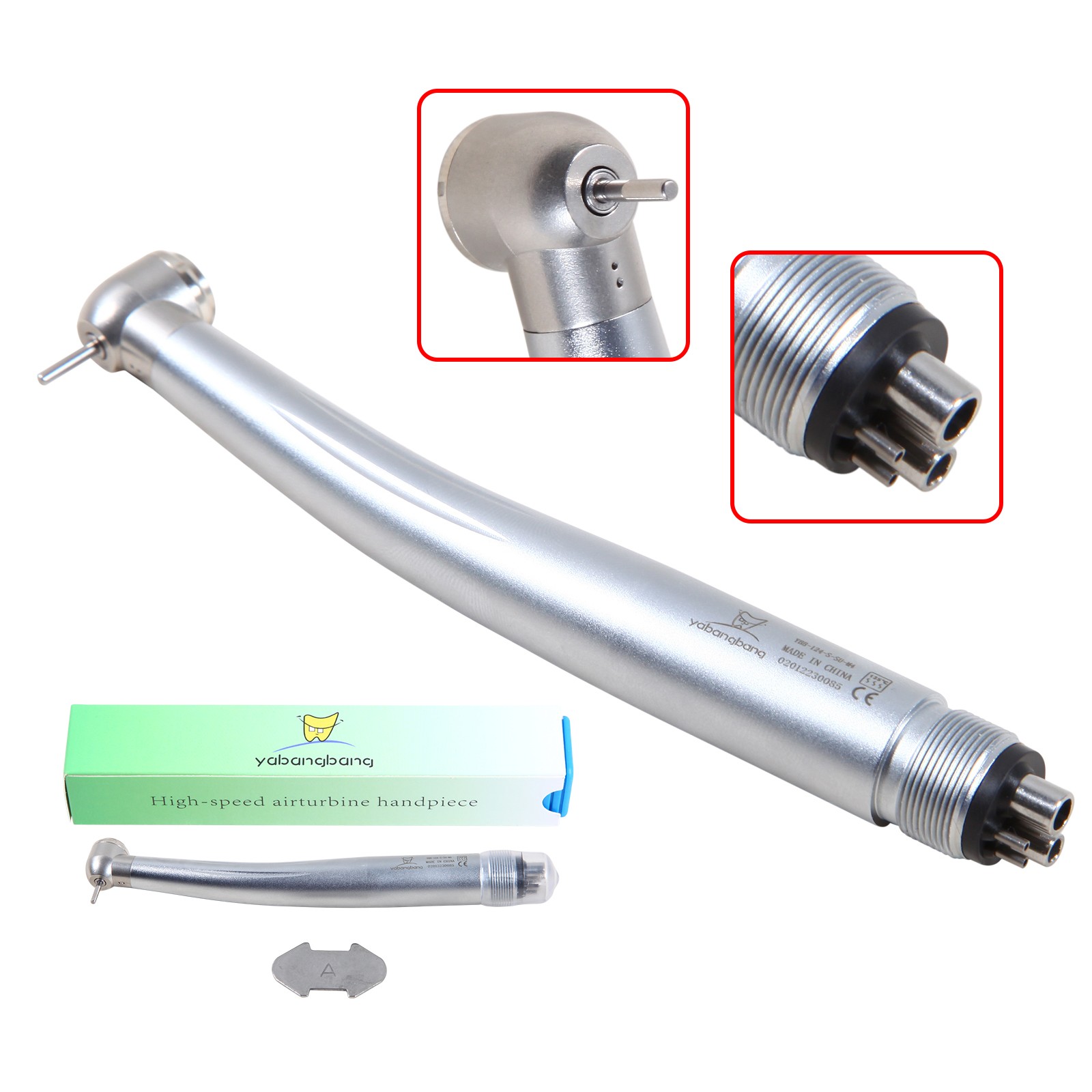 Dental High Speed Handpiece 4Holes Turbine Mini Pediatric Kid/Standard/Big Head