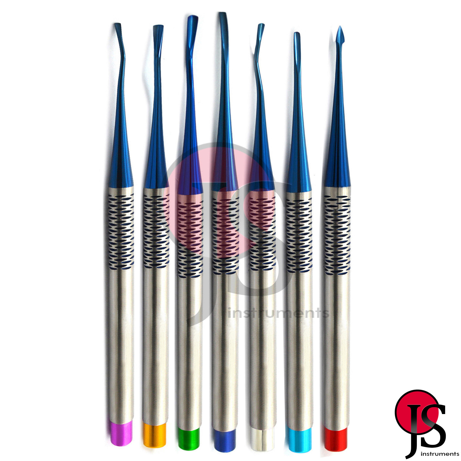 Dental PDL Luxating Root Elevator Tooth Extraction Instruments Surgical 7PCS
