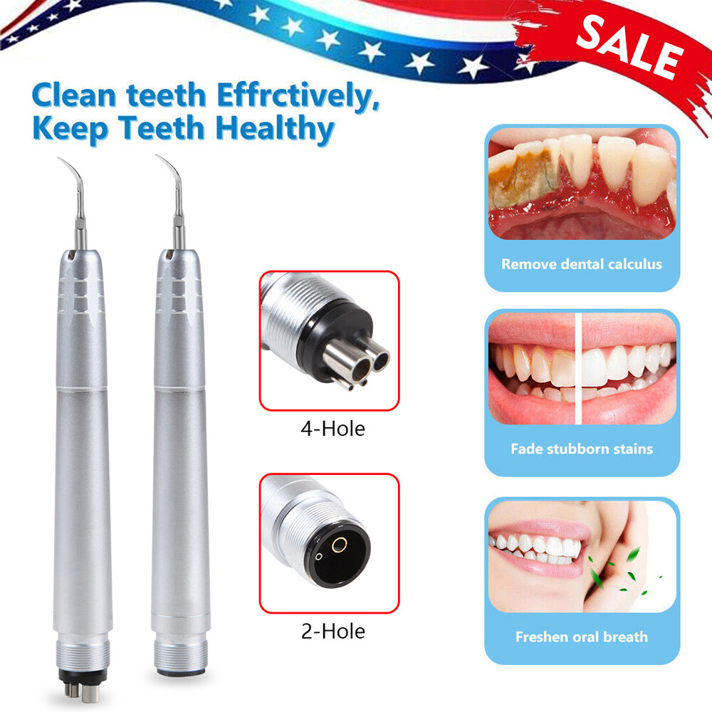 Dental pieza de Mano de Escalador de Aire Sónico+G1, G2, G4 Puntas USA