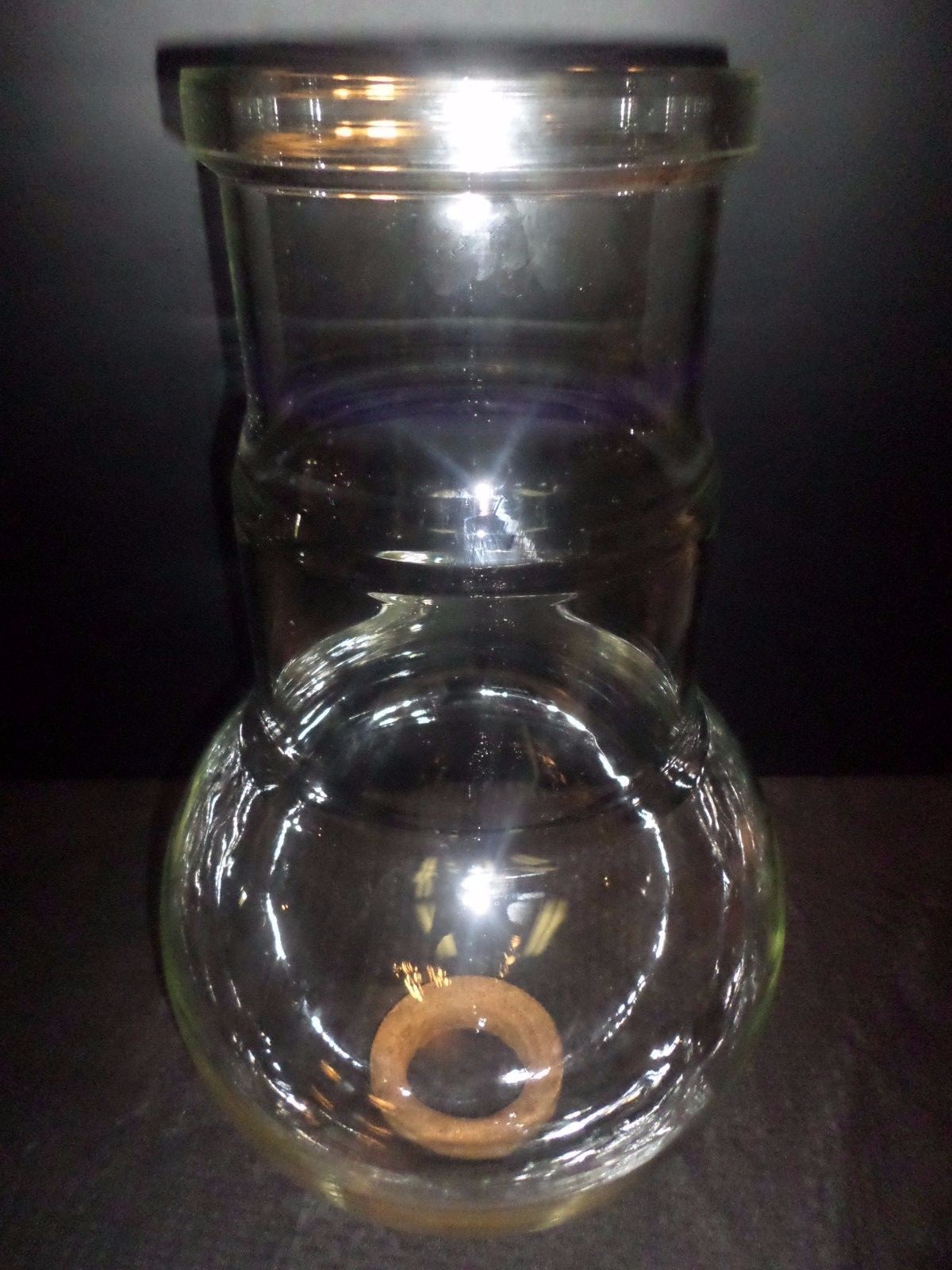 Lab Glass Tapered Neck 20L Round Rotary Evaporator Flask 210mm Buchi Flange