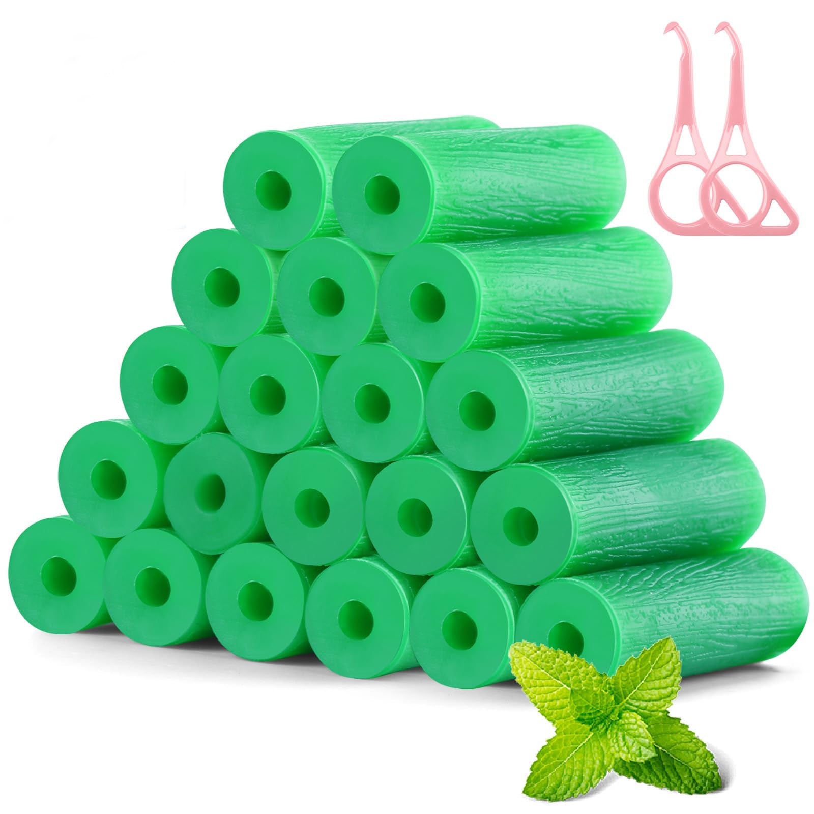 Aligner Chew for Invisalign Aligners – 20 Mint-Chew & 2 Removal Tools, Food-G…