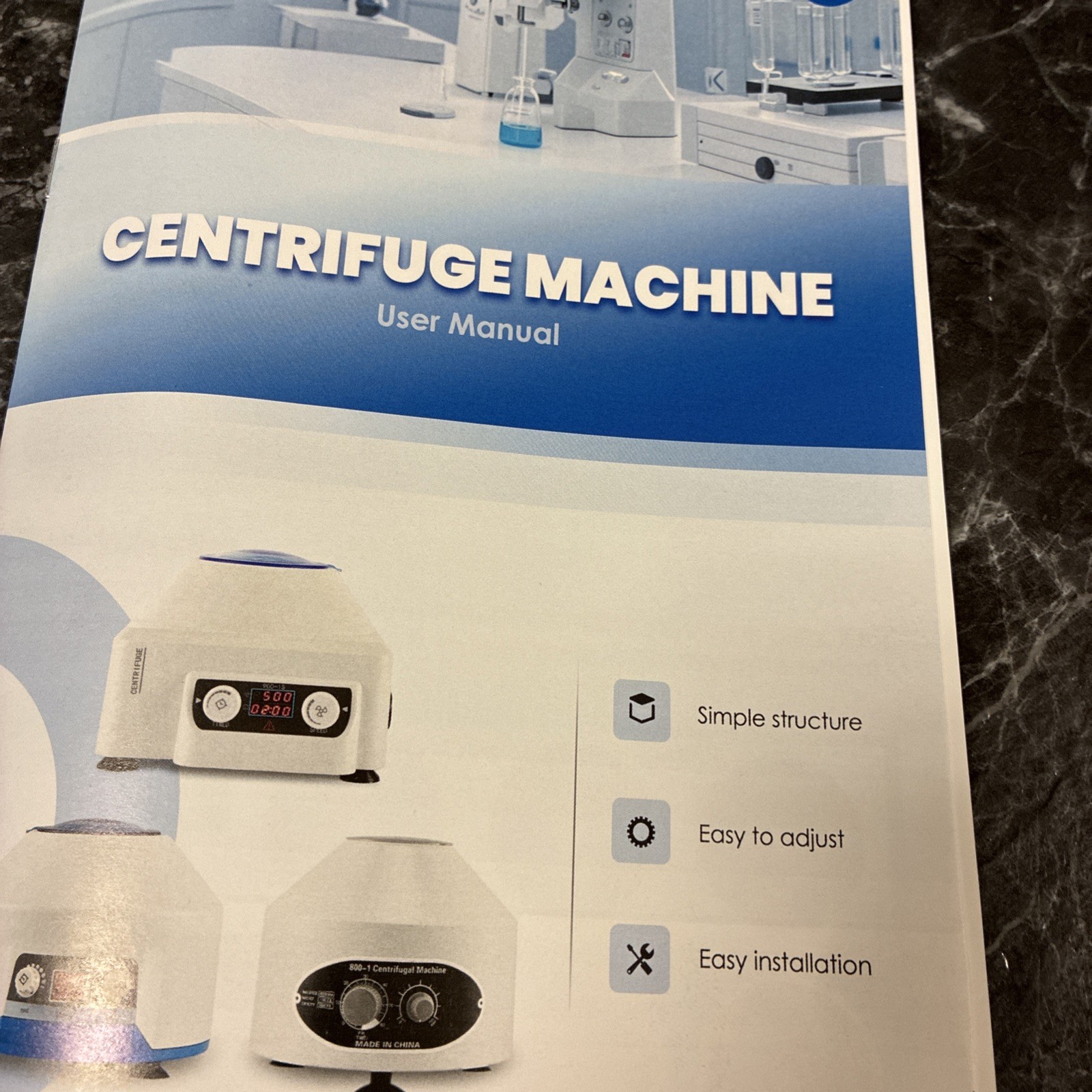 Desktop 800-1 Electric Centrifuge Machine 4000Rpm Laboratory Medical w/ Timer
