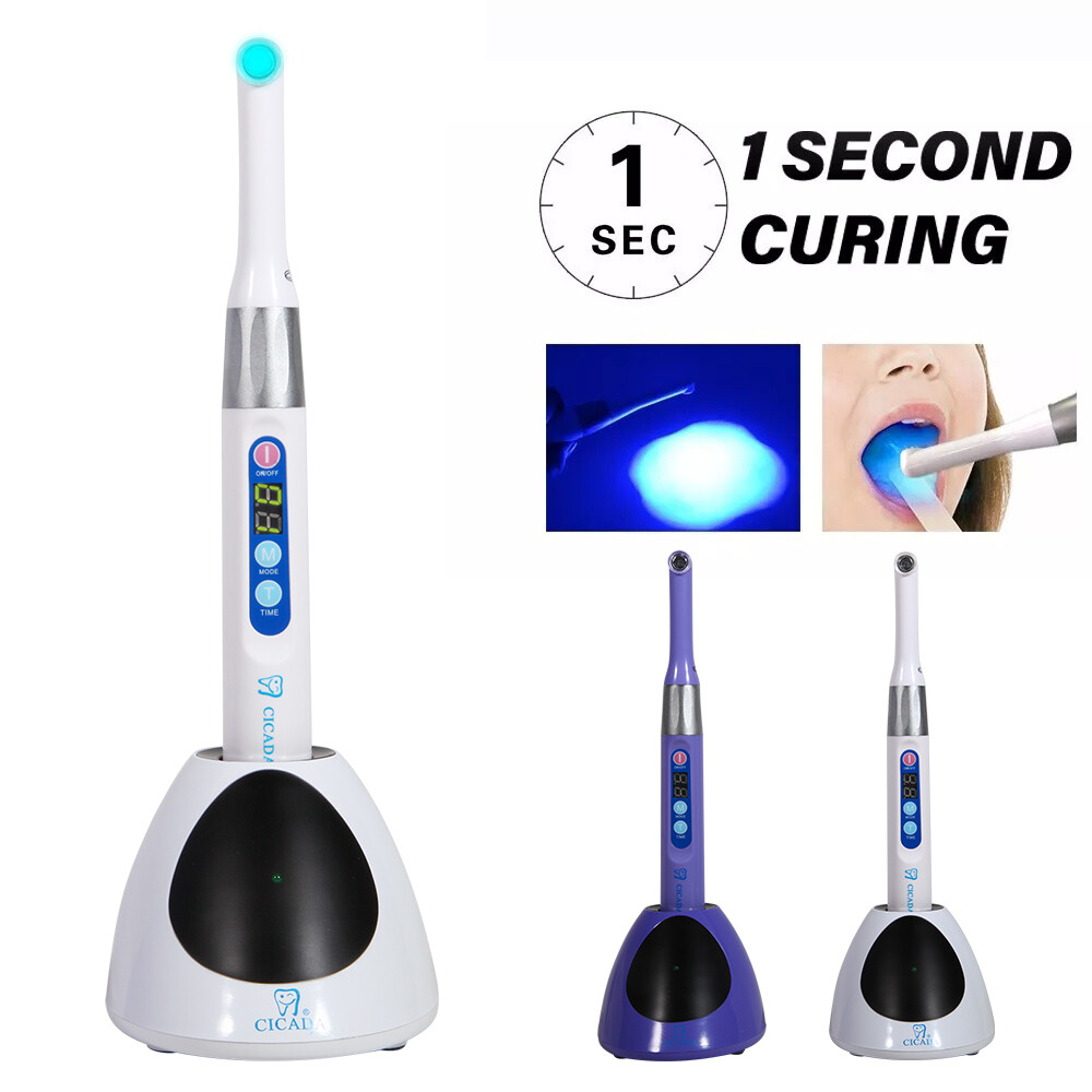 Dental ILED Wireless Curing Light Lamp 1 Sec Cure 2300mw/c㎡