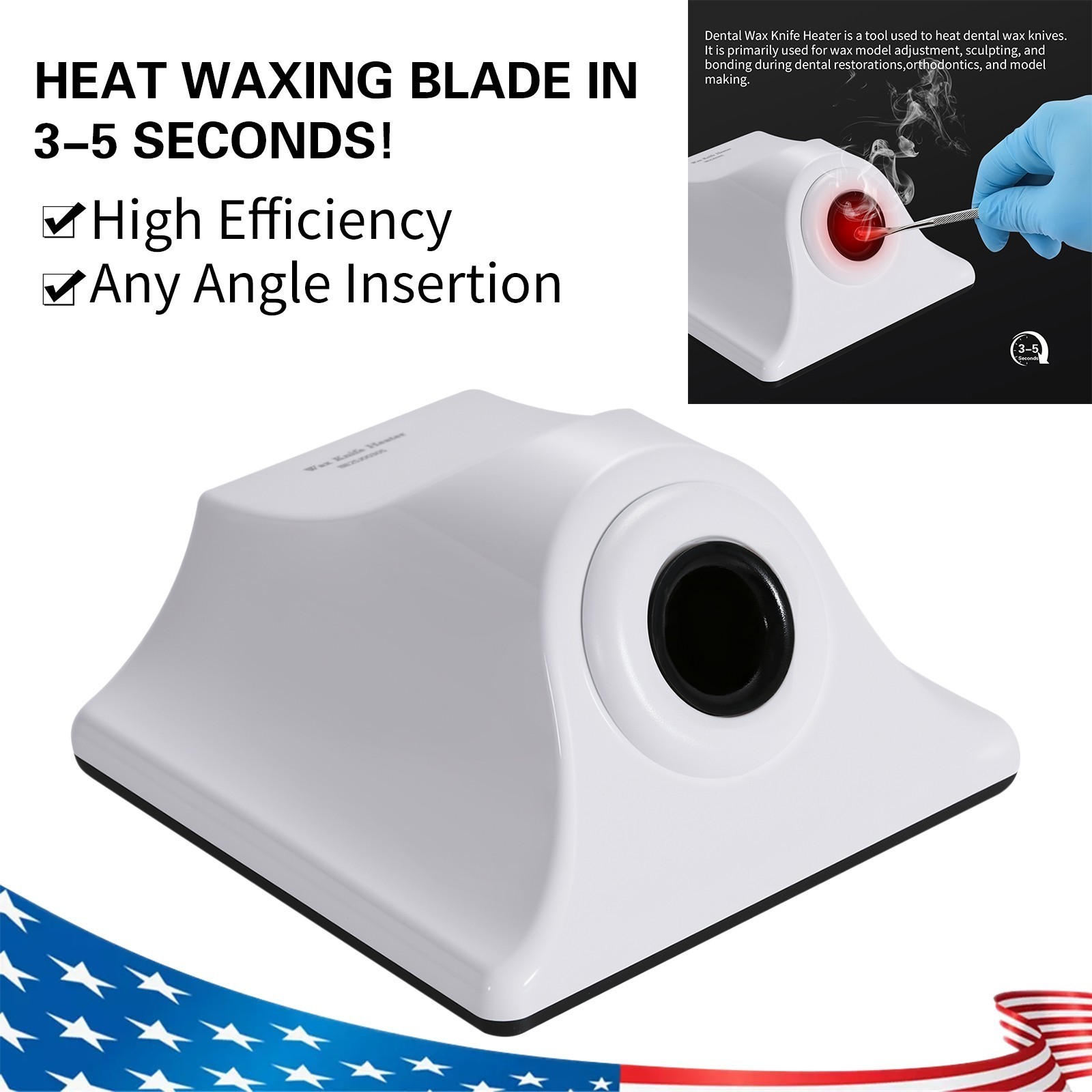 Dental Wax Knife Heater Technician Electric Waxer Inductor Processing Heating