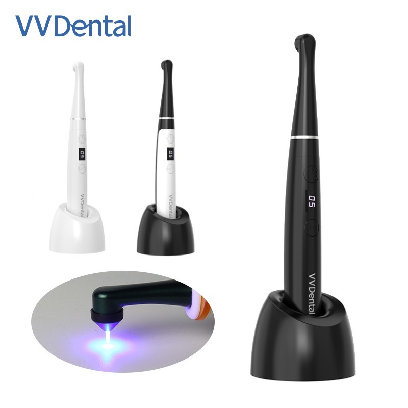 VVDental Wireless LED Curing Light 2500mW/cm² Resin Cure 1S Photopolymerize Lamp