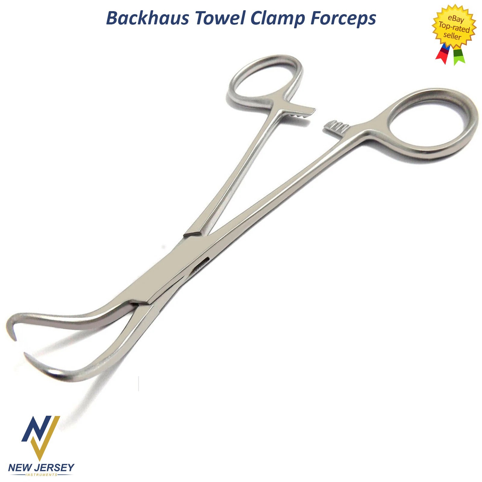 Backhaus Towel Clamp Forceps Grasping Tissue Surgical Vets Hemostatic Pliers