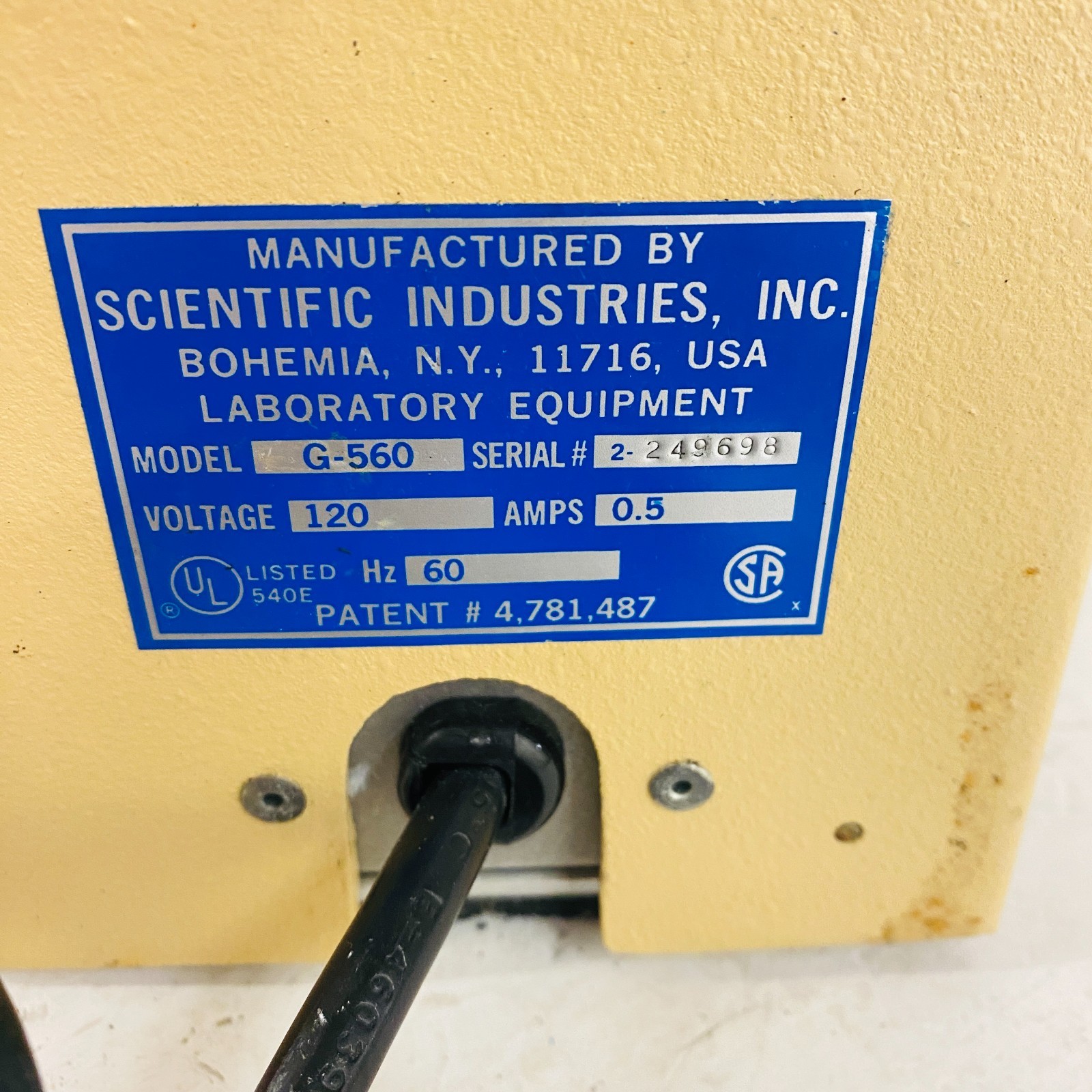 VWR Scientific Industries Vortex-Genie 2 G-560 Mixer 120V 0.5A – Tested