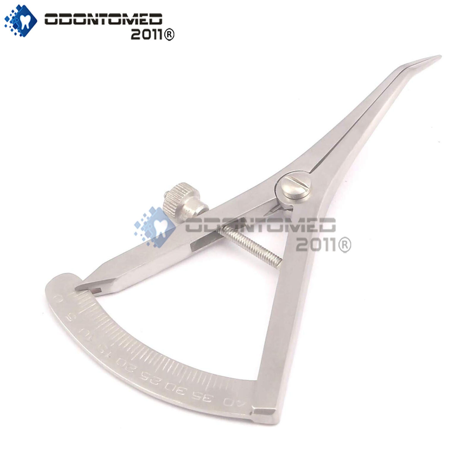 Castroviejo Caliper 0-40mm Angled Implant Instruments