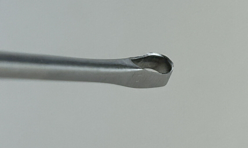 Symmetry 23-5532 Sims Uterine Curette Size 00 Sharp Malleable Shaft 11in Length