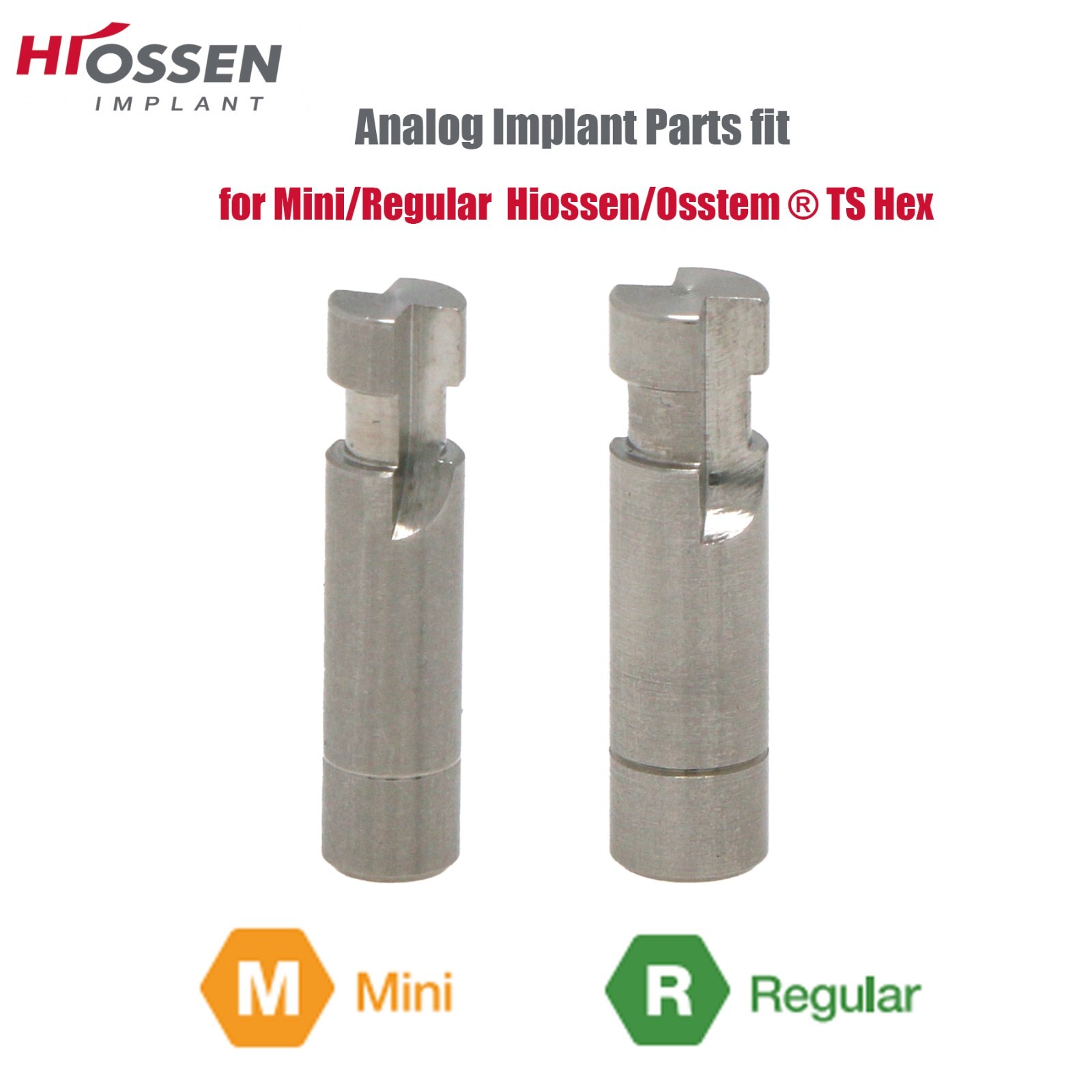 US Implant Analog Regular/Mini Dental Hiossen Osstem Nobel Biocare Straumann ITI
