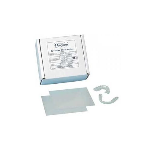 ProForm Retainer Material, 5″ x 5″ .030 Super Clear, box of 50.