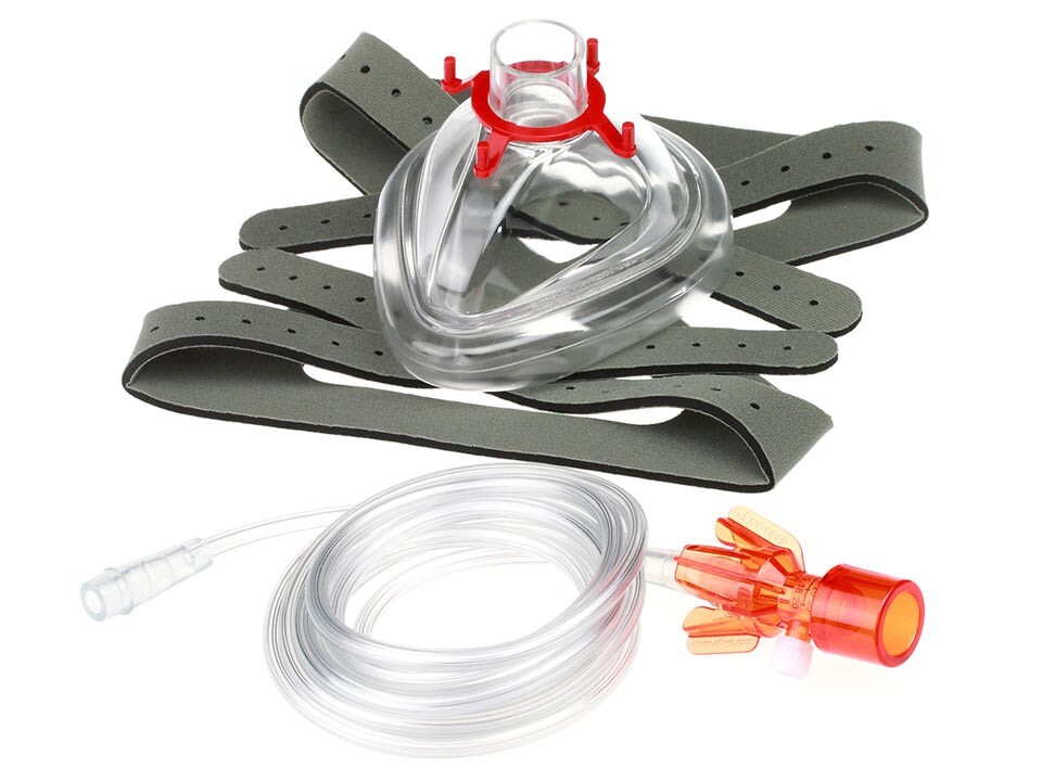 O-Two Single-Use CPAP System 01CV0211-CS Large Adult Size 5 Mask – 10 Pack