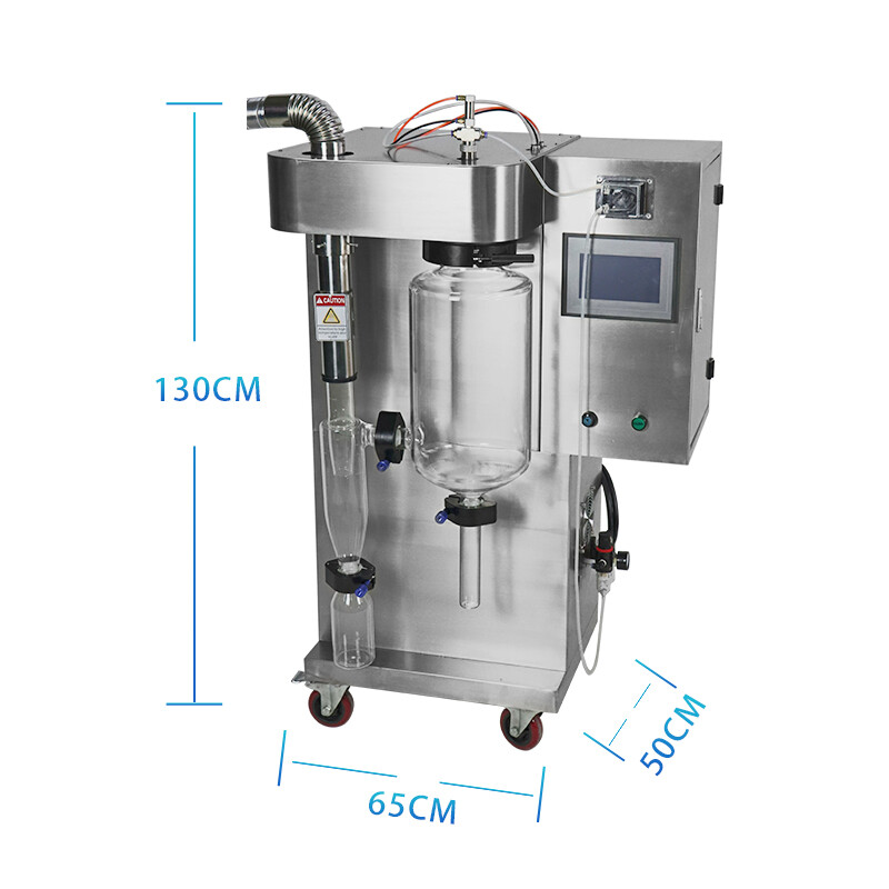 2L Experimental Spray Dryer Drying Heat-Sensitive Materials 220V PID Controller