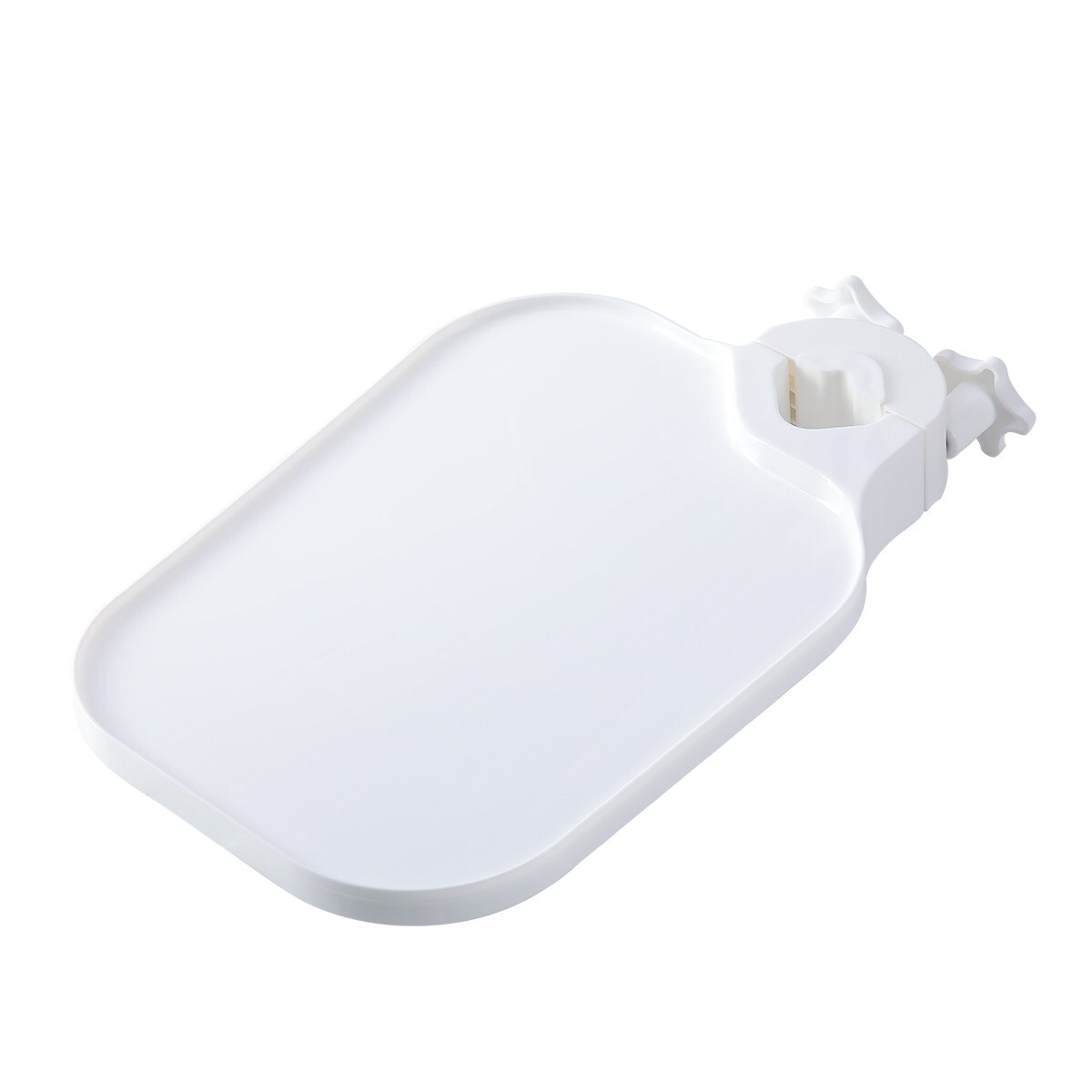 Dental Plastic Post Mounted Tray Table Chair Accessories for Dental Chair White