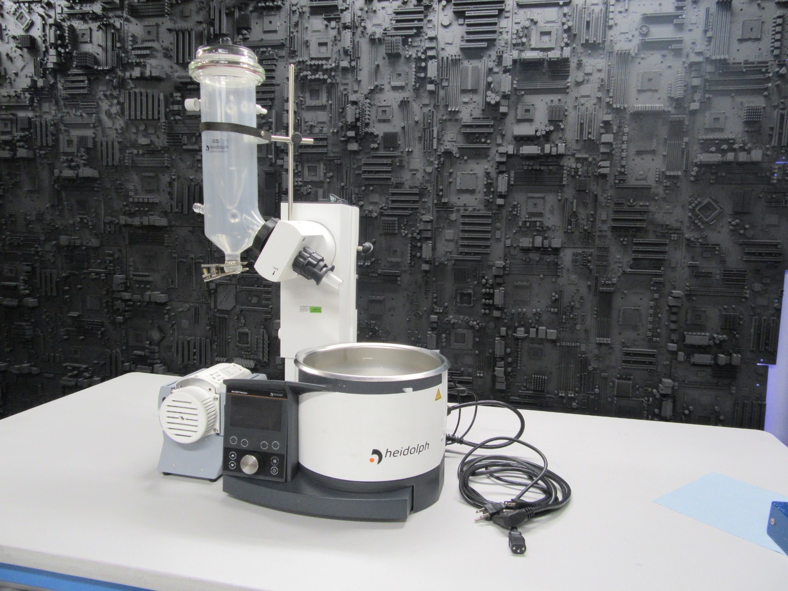Heidolph HEI-VAP Expert Rotary Evaporator Base Glassware Vacuum Pump Tested