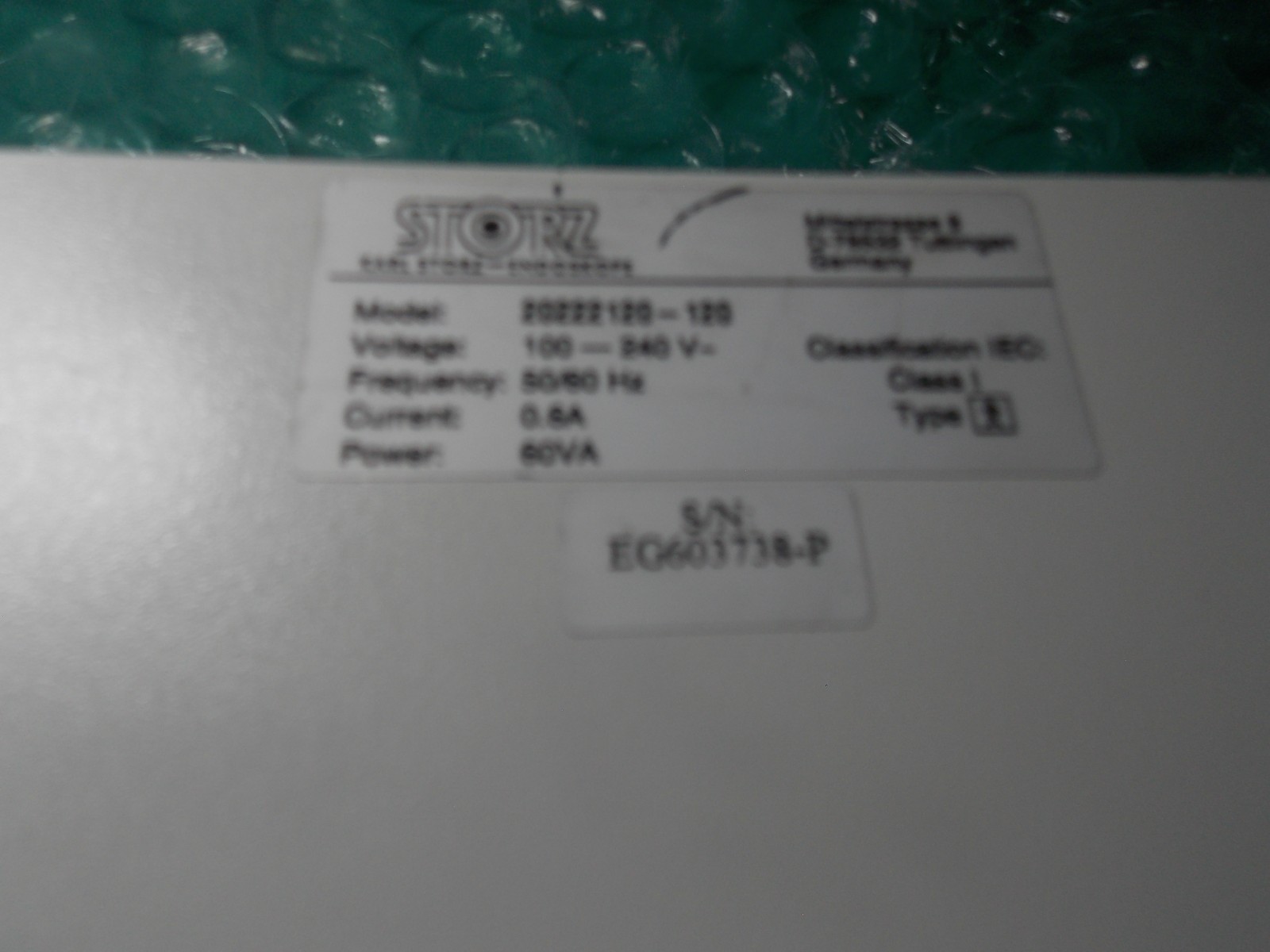 KARL STORZ 202221-20 SOB TRICAM SL NTSC CAMERA CONTROL UNIT VIDEO CCU(LAM-5000)