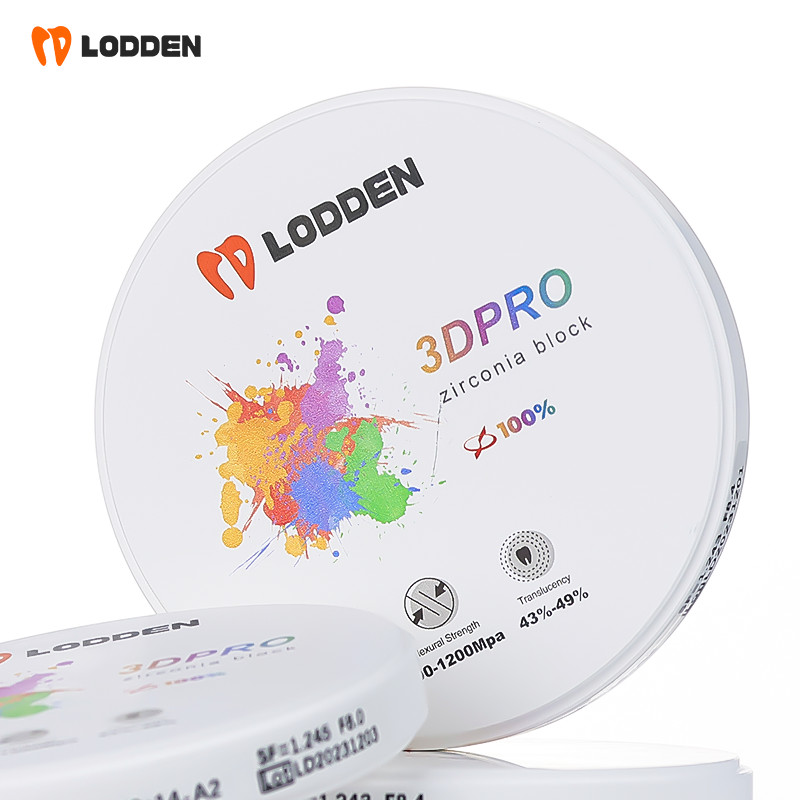 Dental Zirconia Block Porcelain Teeth 3D PRO Multilayer Translucency 98mm Disc