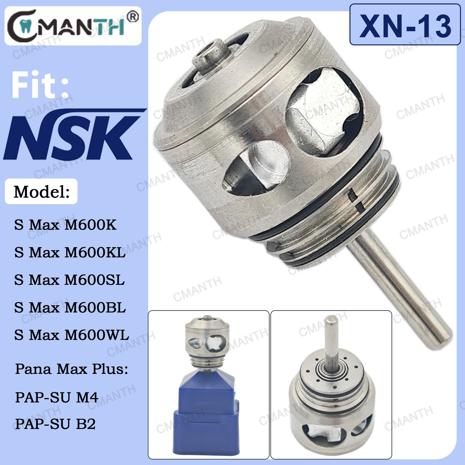 Dental Handpiece Cartridge Rotor SX-MU03 SX-SU03 For NSK Pana-Max Plus PAP-MU/SU