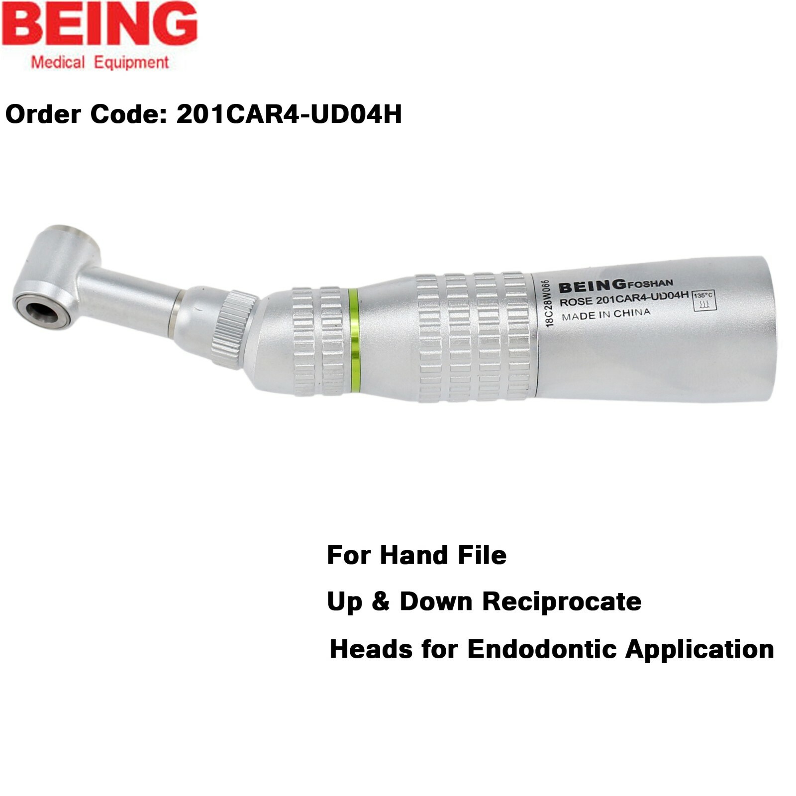BEING Dental 4:1 Endodontic Prophy Contra Angle Straight Handpiece Low Speed NSK